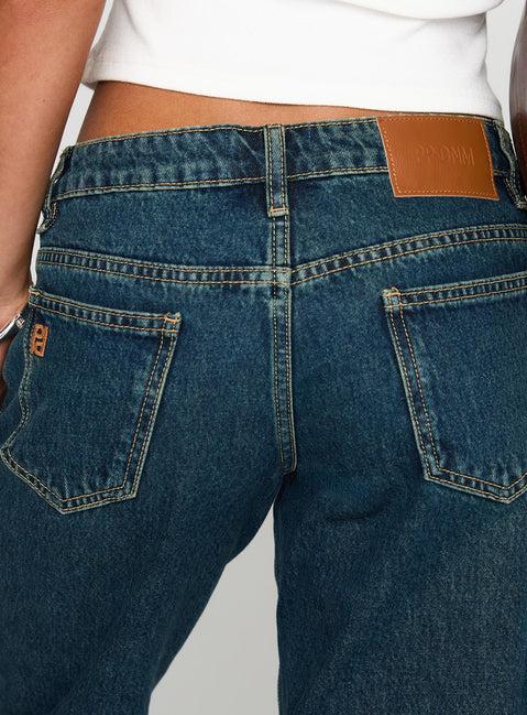 Cult Classic Longline Denim Shorts Vintage Wash Product Image