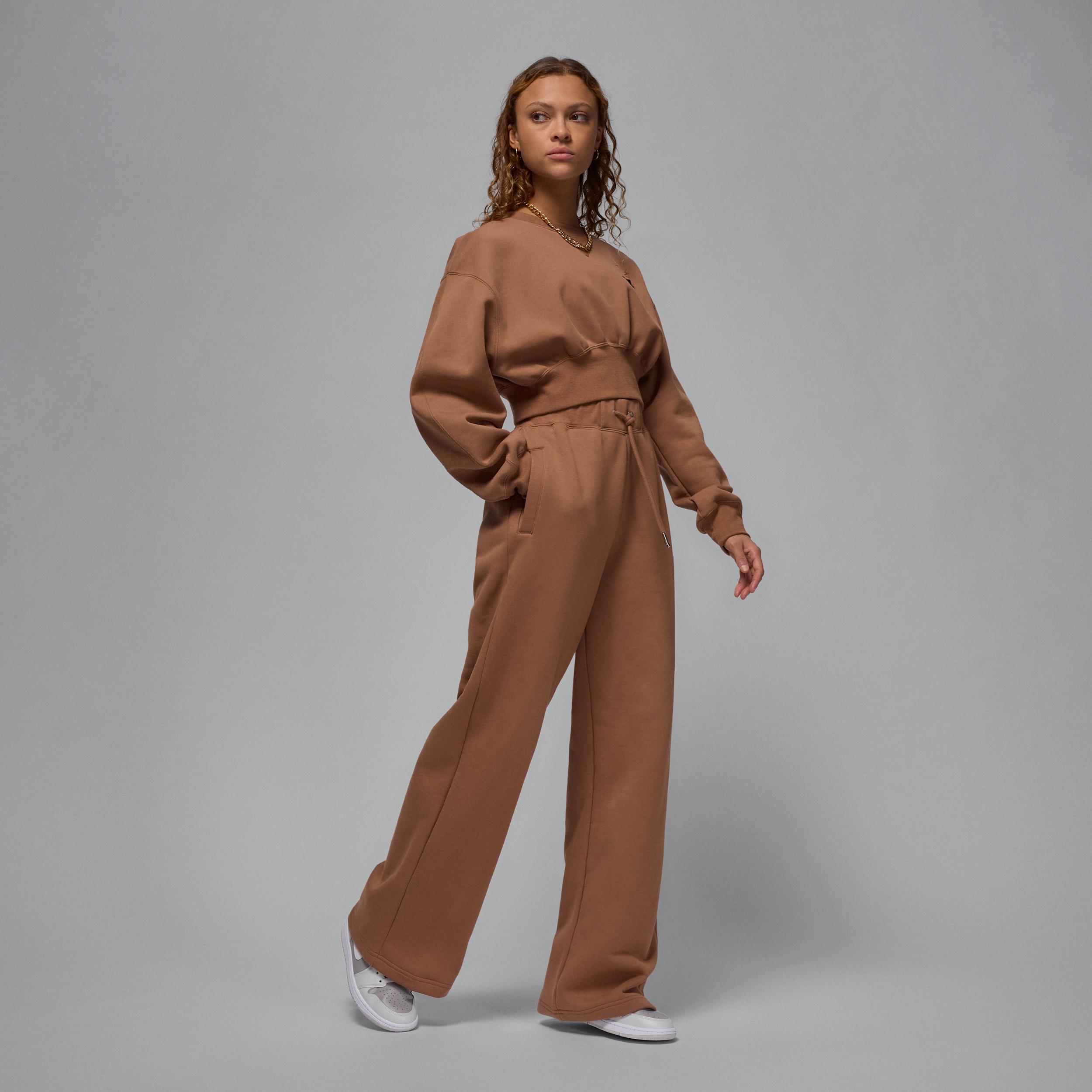 Jordan Womens Jordan AJ 1 Mid - Womens Basketball Shoes Sail/Pink Product Image