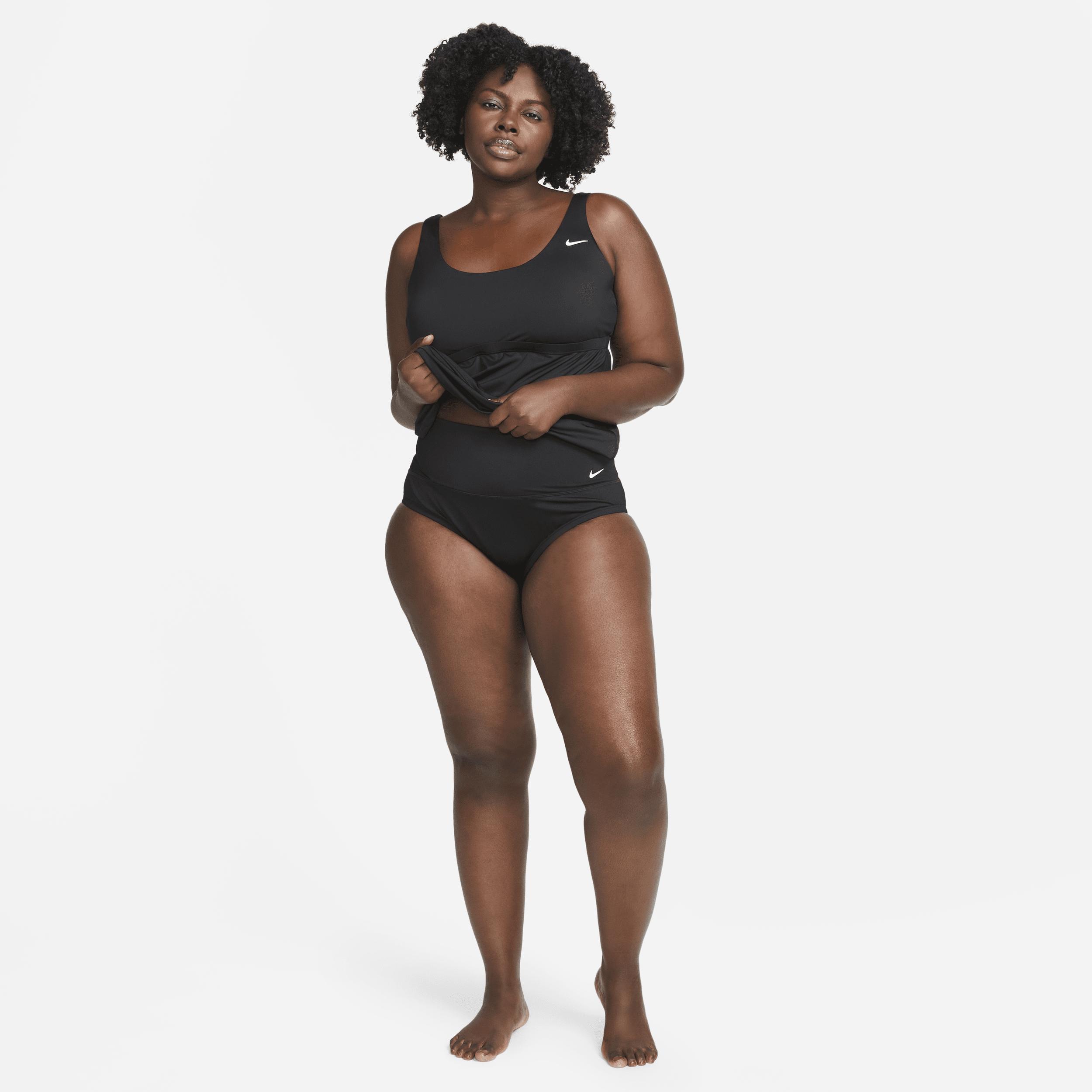 Nike Women's Essential High-Waisted Bikini Swim Bottom (Plus Size) Product Image