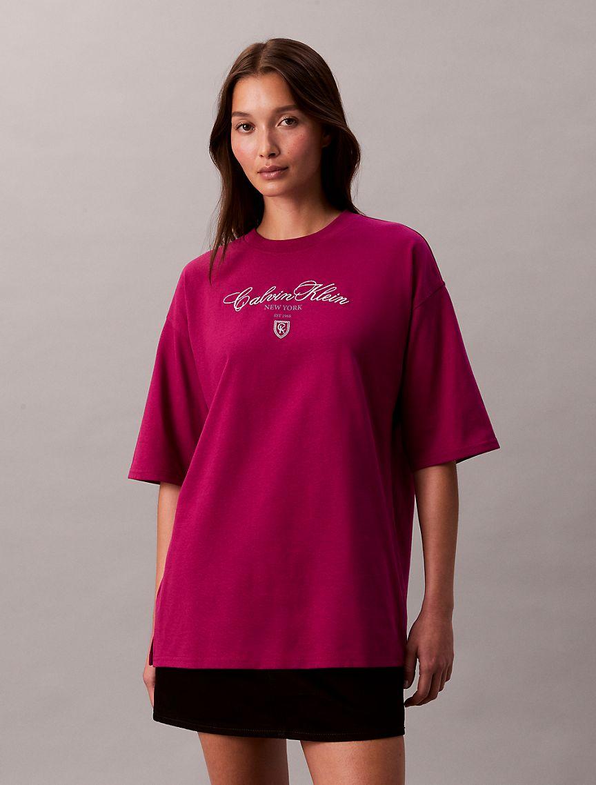 Script Logo Graphic Relaxed T-Shirt Product Image