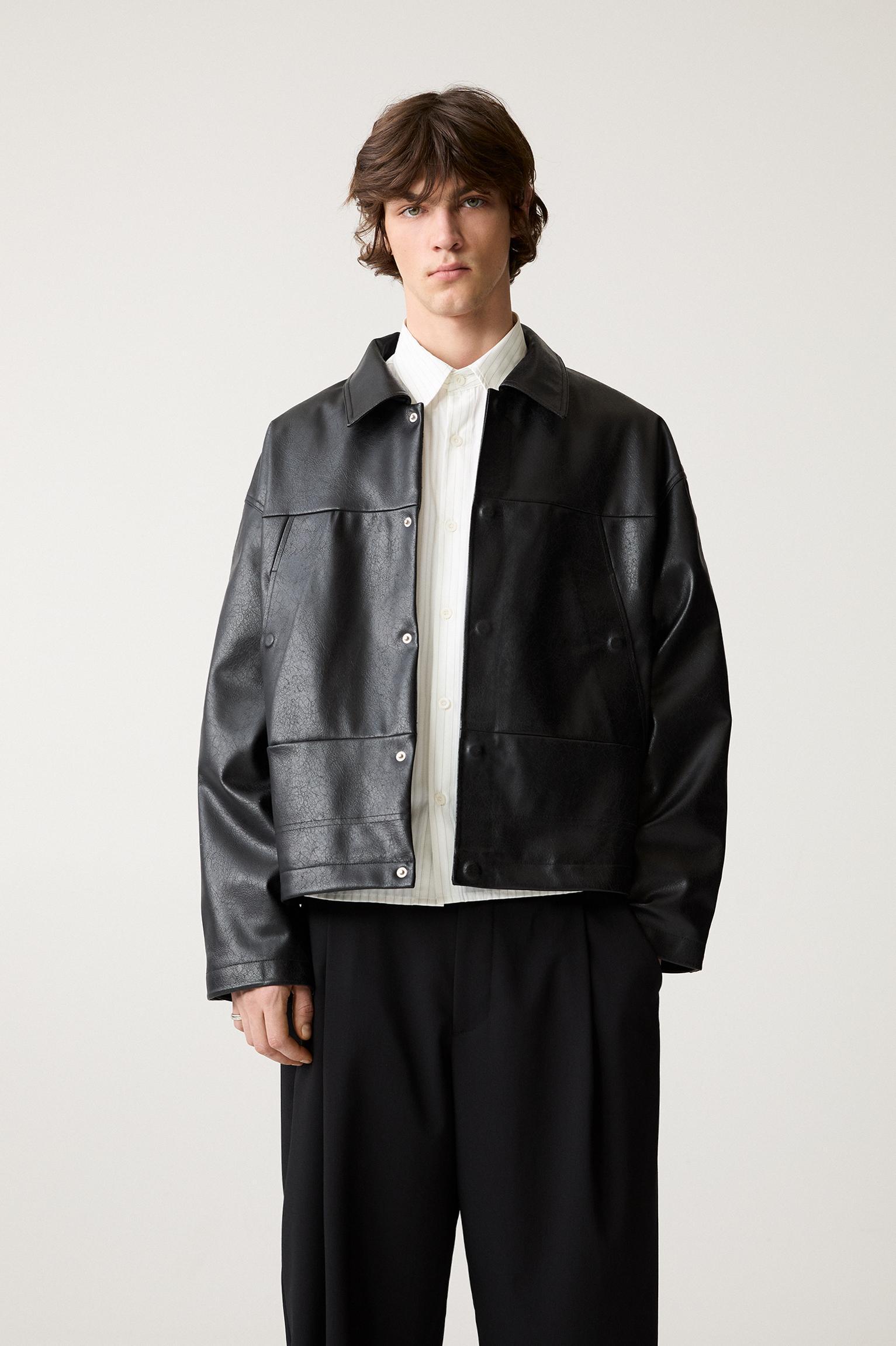 Faux leather jacket Product Image