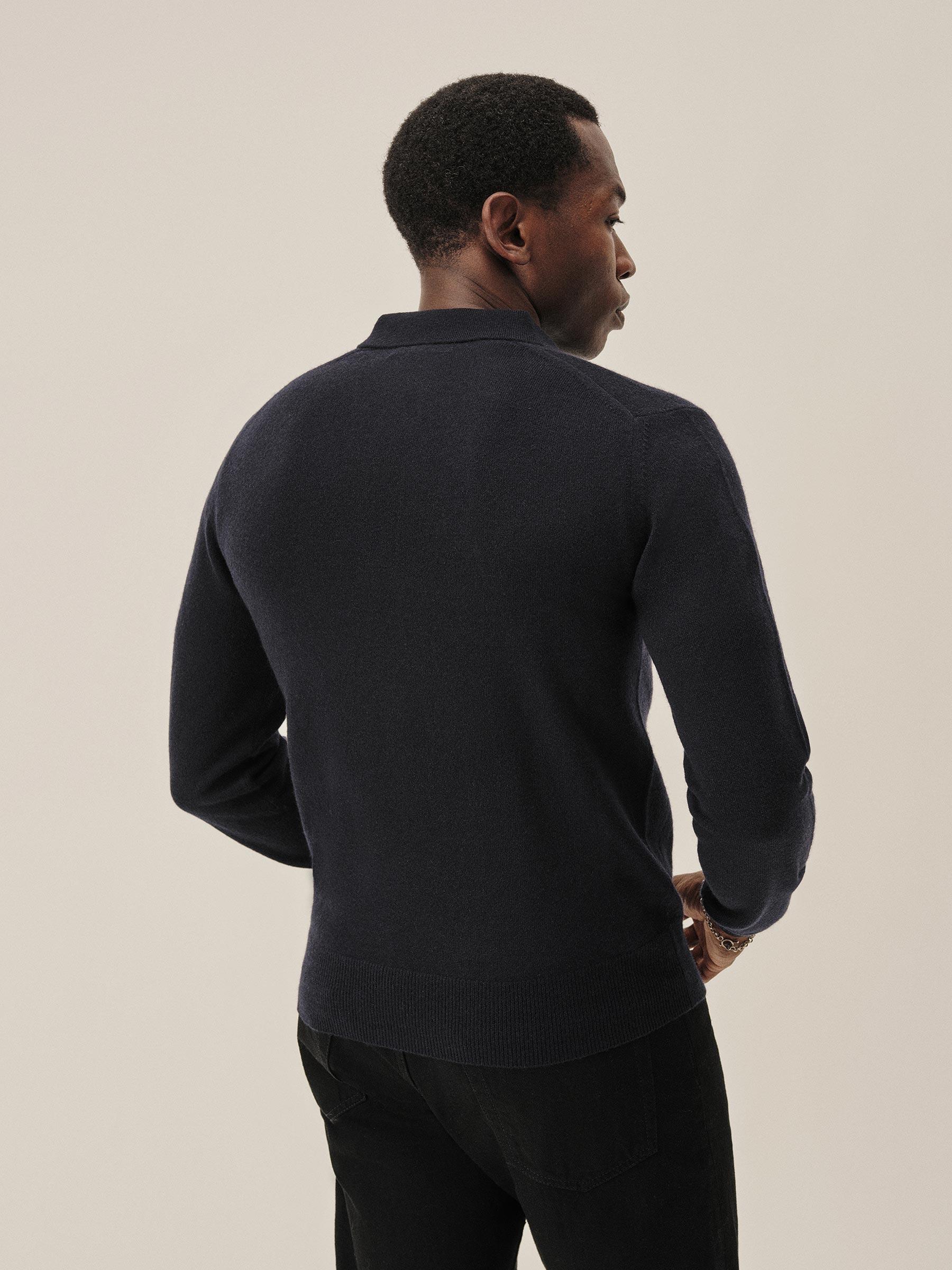 Dress Navy California Cashmere Polo Product Image