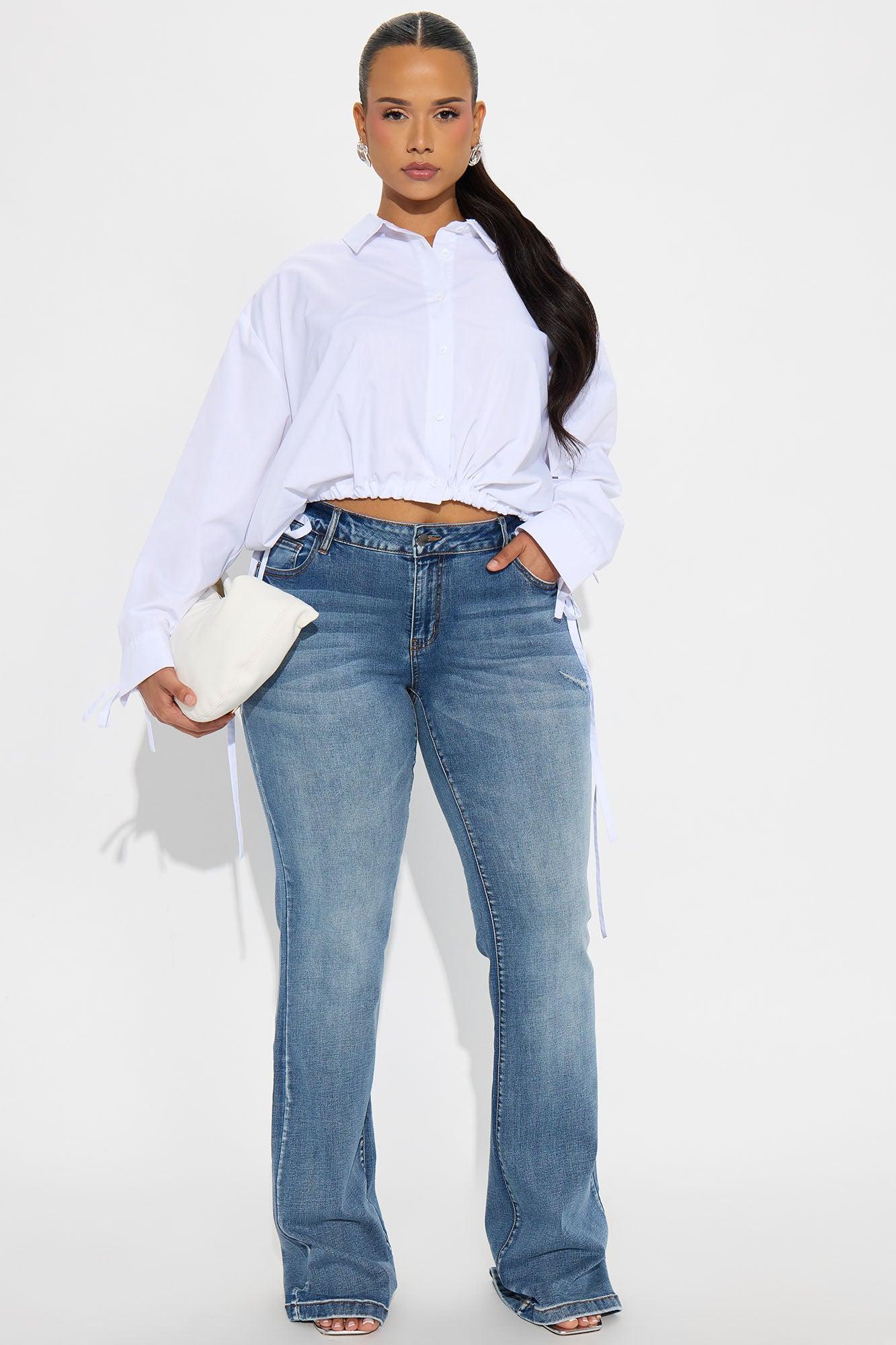 Tall Can't Compete Low Rise Stretch Bootcut Jean - Medium Wash Female Product Image