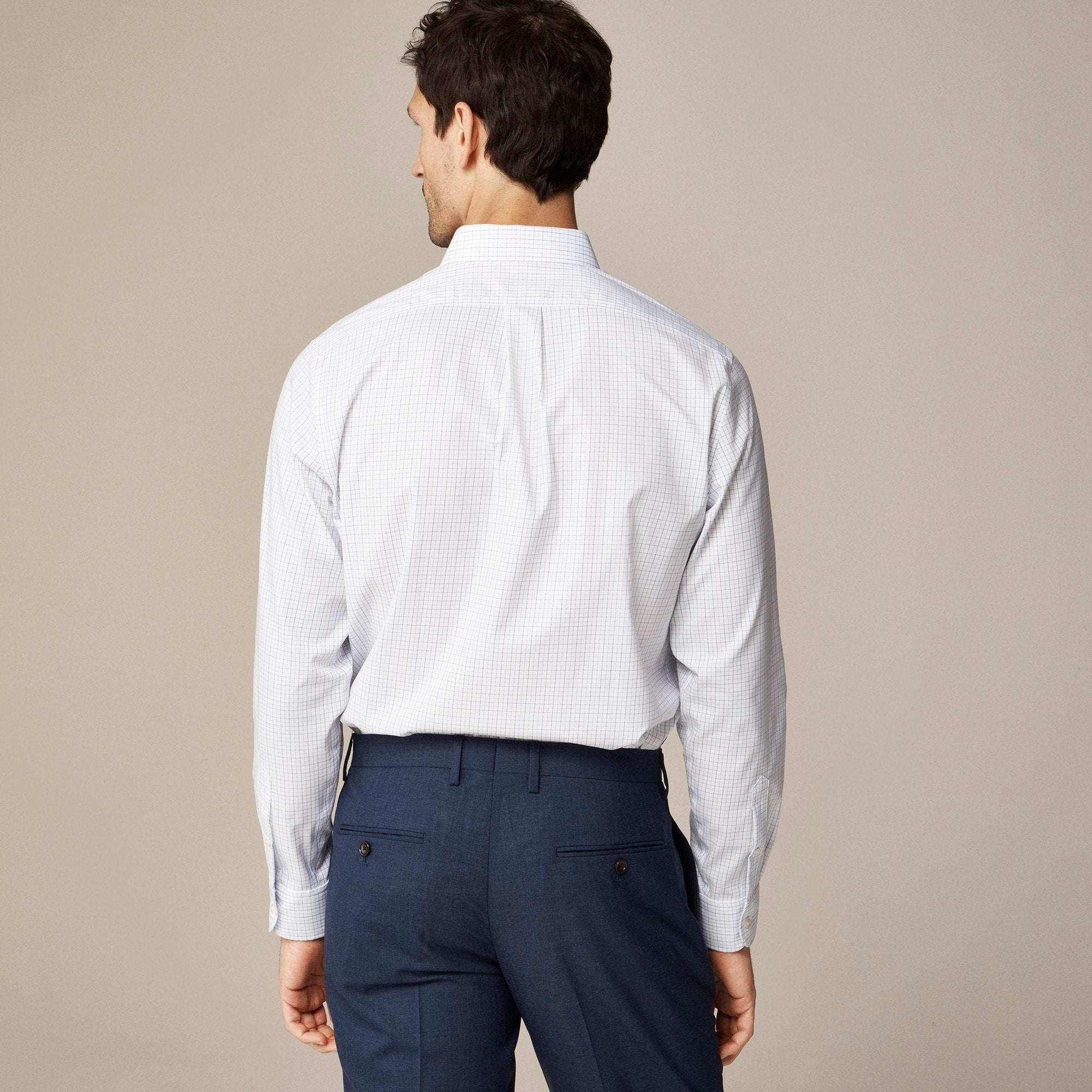 Slim Bowery wrinkle-free dress shirt with button-down collar Product Image