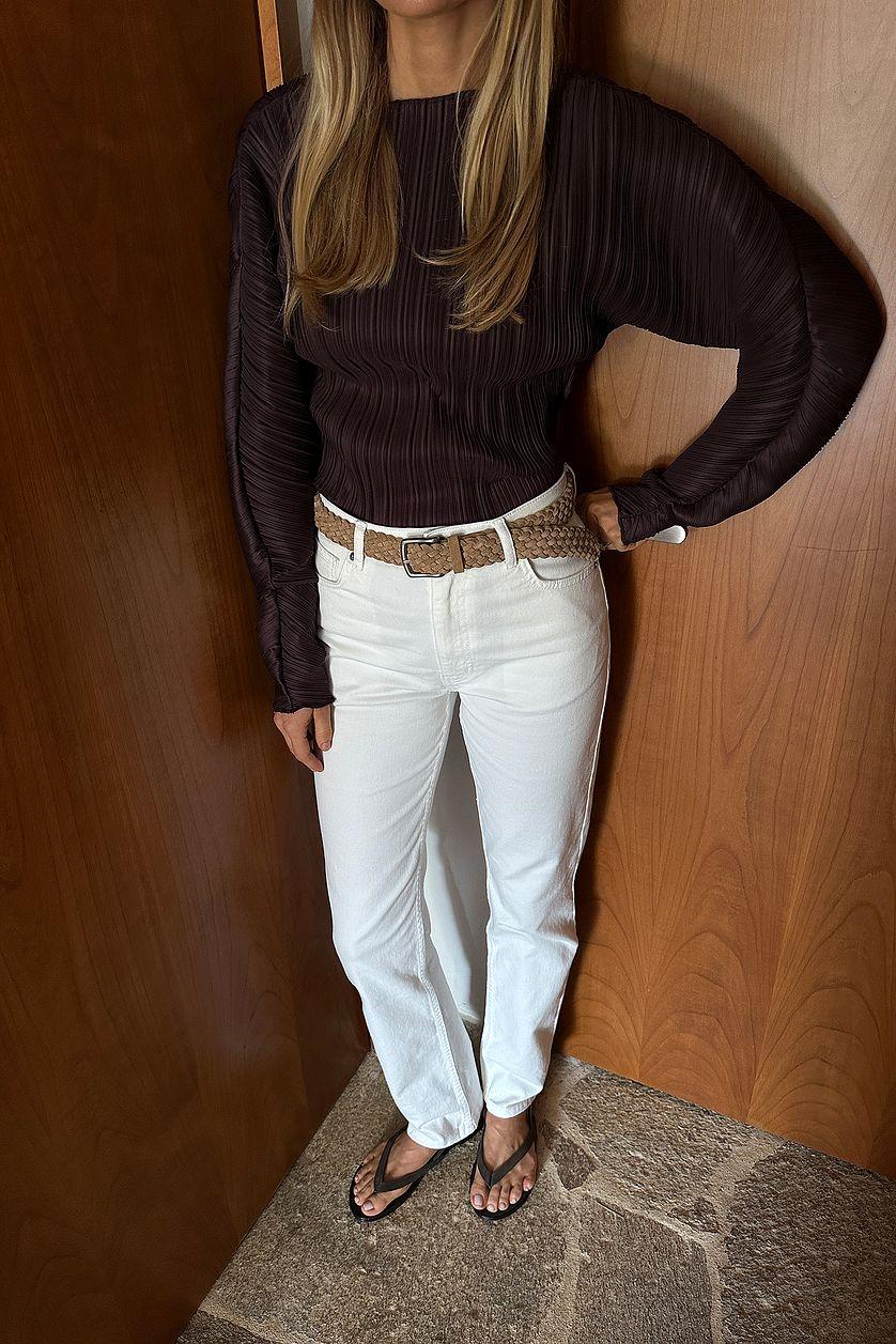 Straight High Waist Jeans Product Image