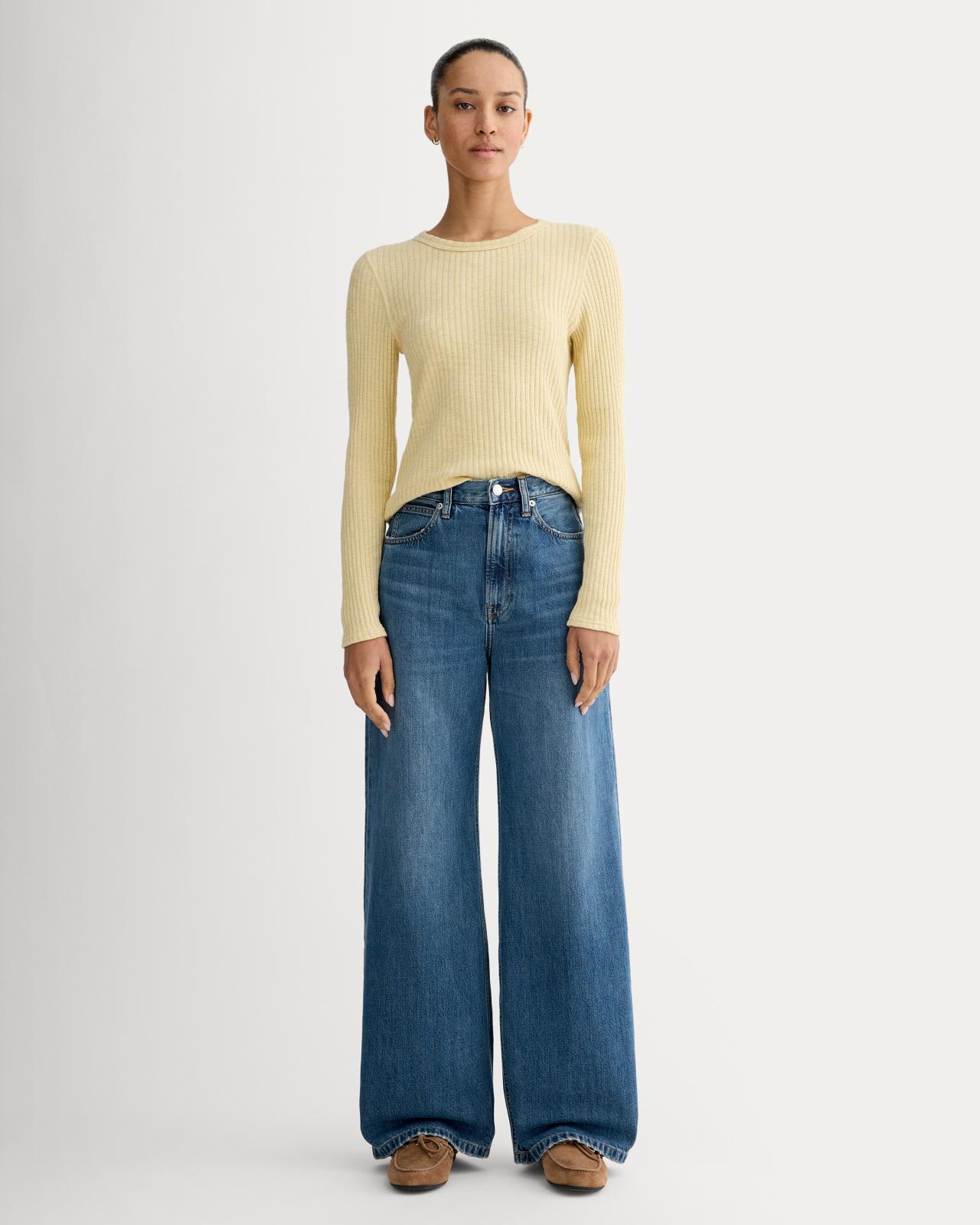 The Cozy Rib Long-Sleeve Tee Product Image