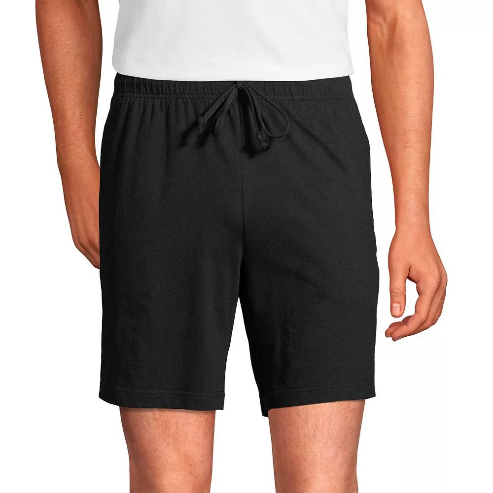 Men's Lands' End Knit Jersey Pajama Shorts,  Product Image