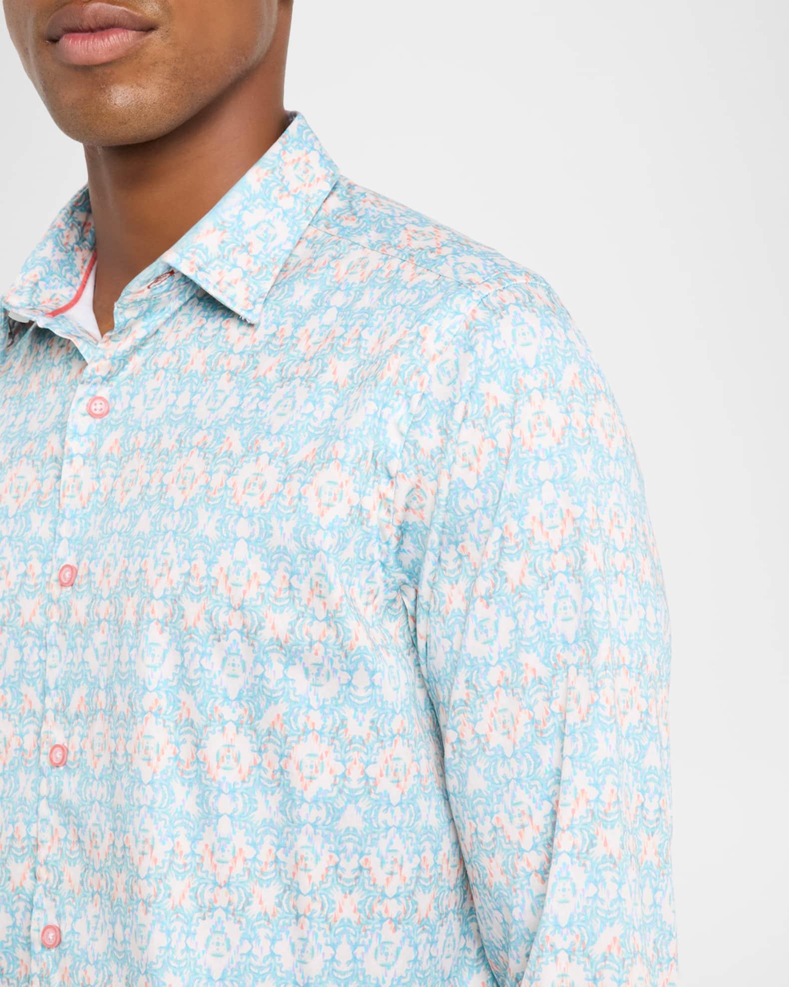 Men's Mariage Cotton-Stretch Sport Shirt Product Image