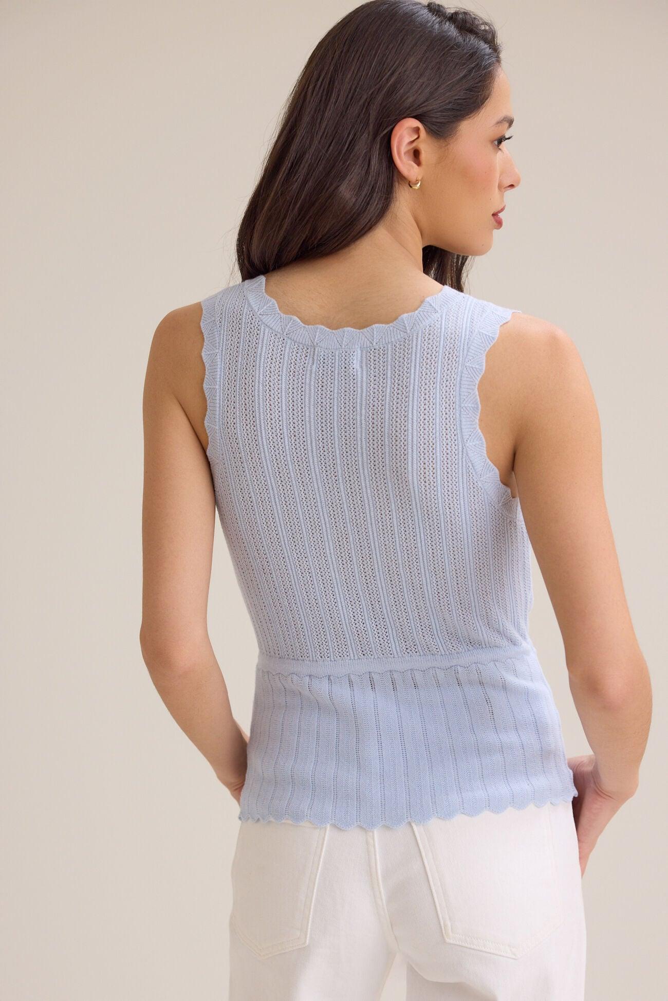 Lila Pointelle Tank Product Image