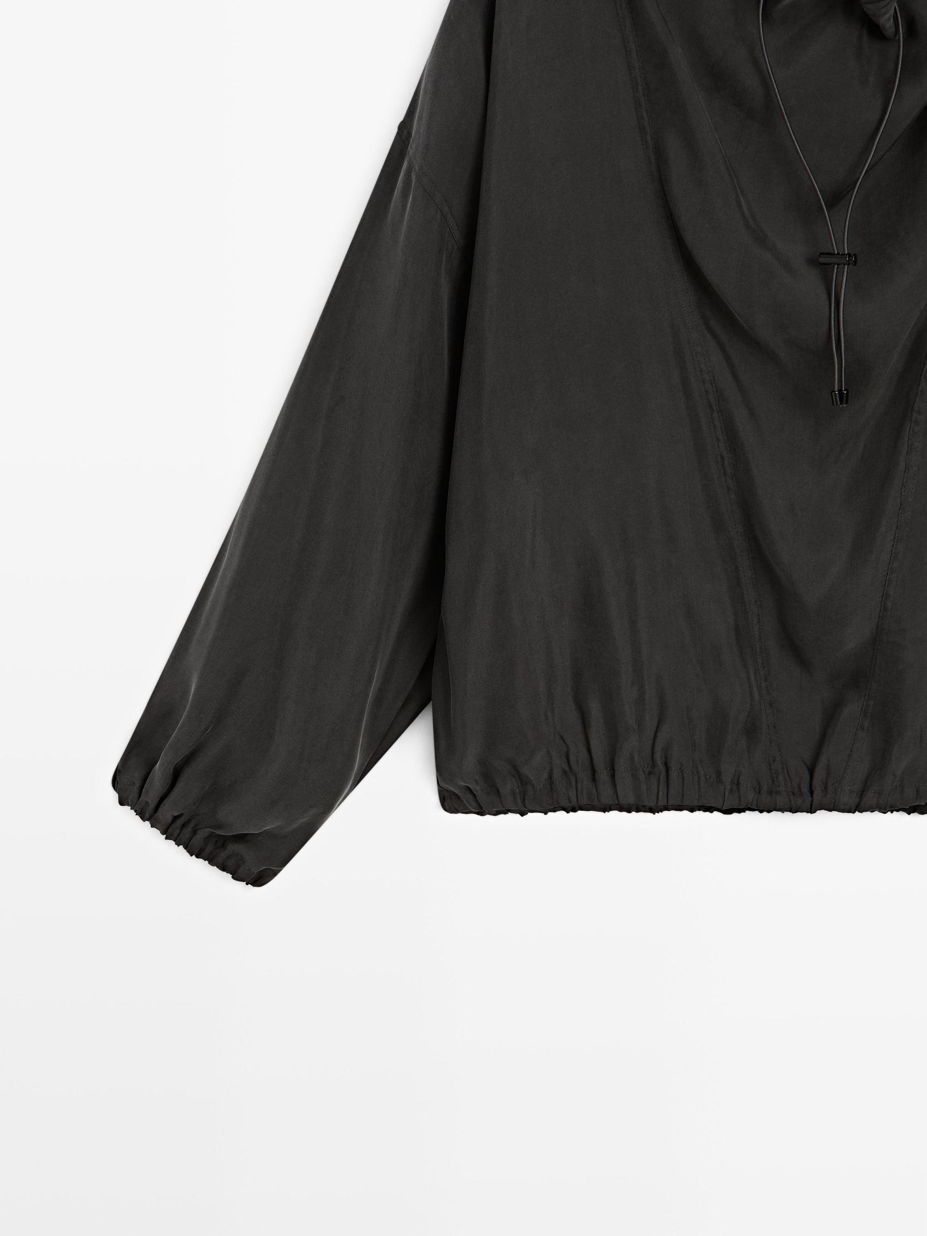 Shirt with drawstring detail Product Image