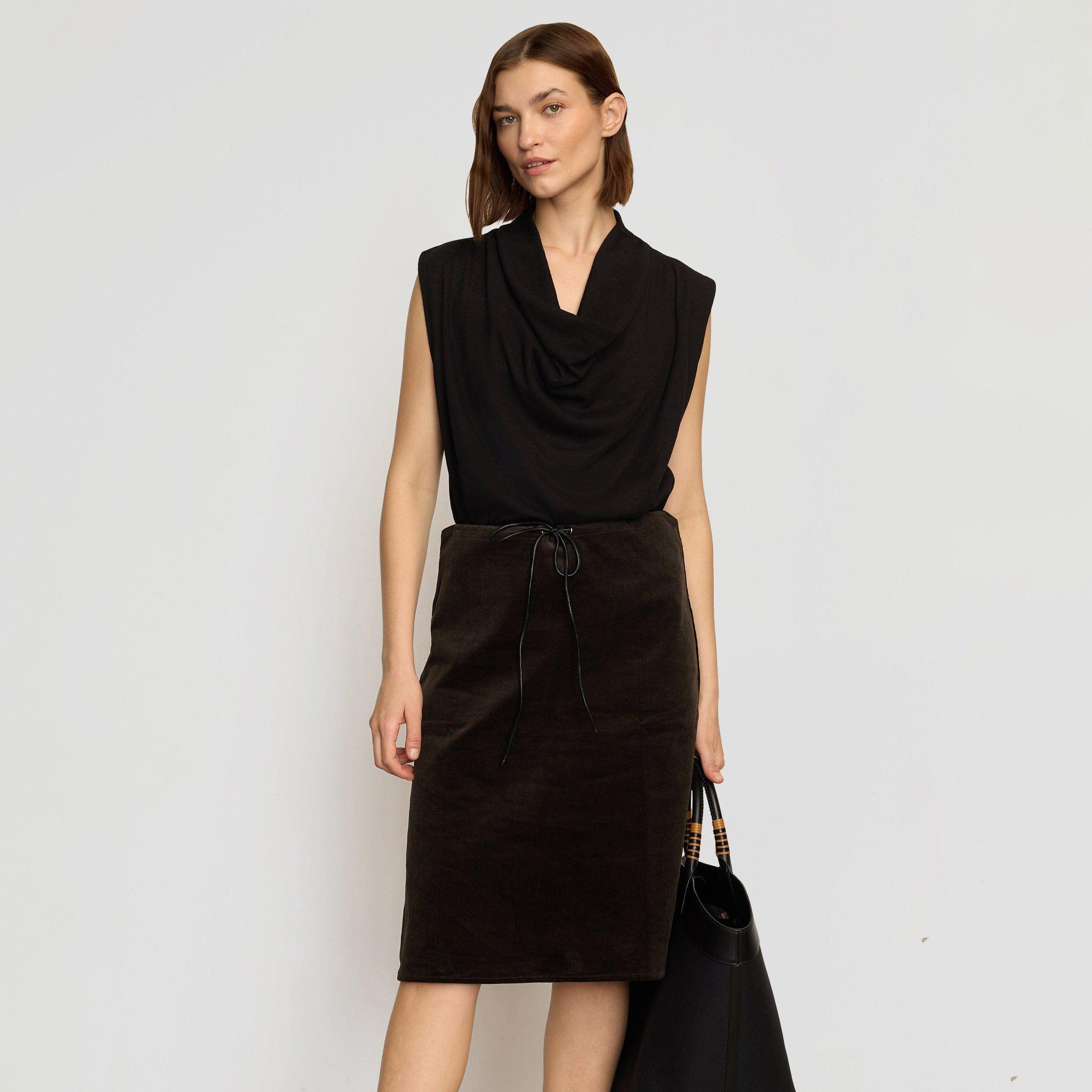 Bellamy Corduroy Tie-Waist Skirt Product Image