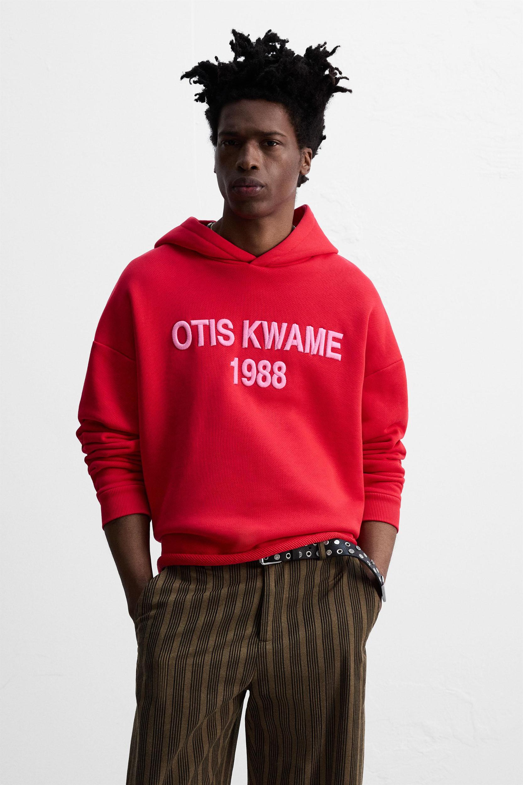 EMBROIDERED HOODIE SWEATSHIRT © OTIS KWAME KYE QUAICOE Product Image