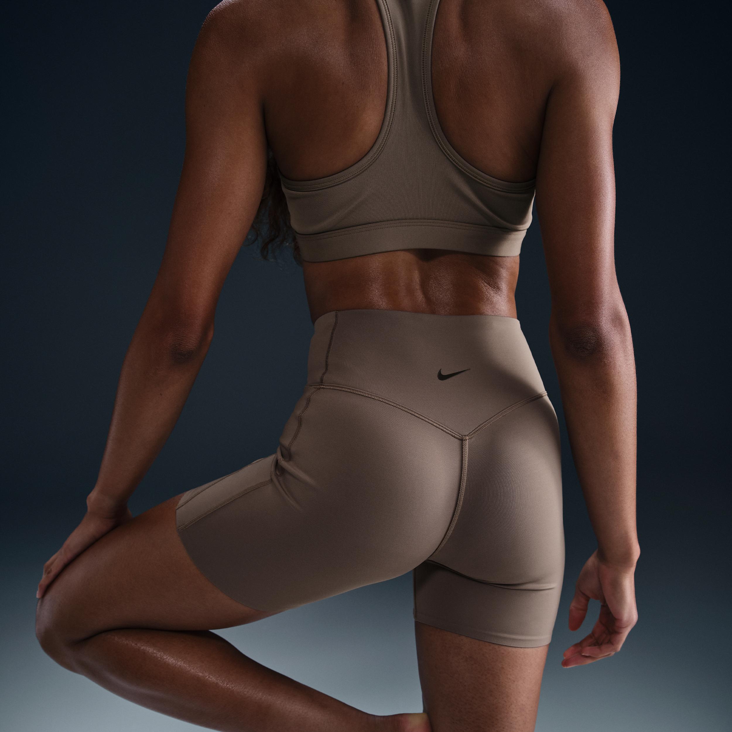 Nike Women's Universa High-Waisted 5" Biker Shorts with No Front Seam Product Image