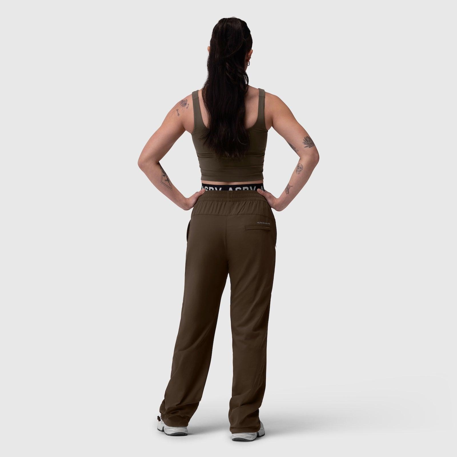 W036. Ripstop Relaxed Track Pant - Dark Earth Product Image