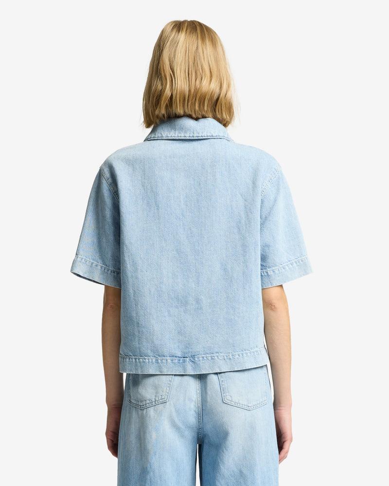 Indigo Linen Polo Product Image