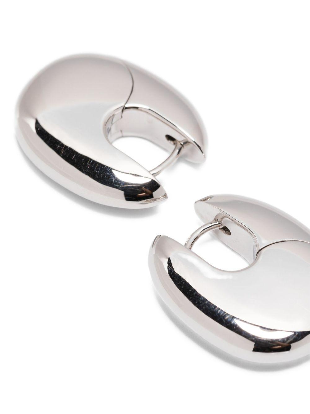 medium Pebble sterling-silver earrings Product Image