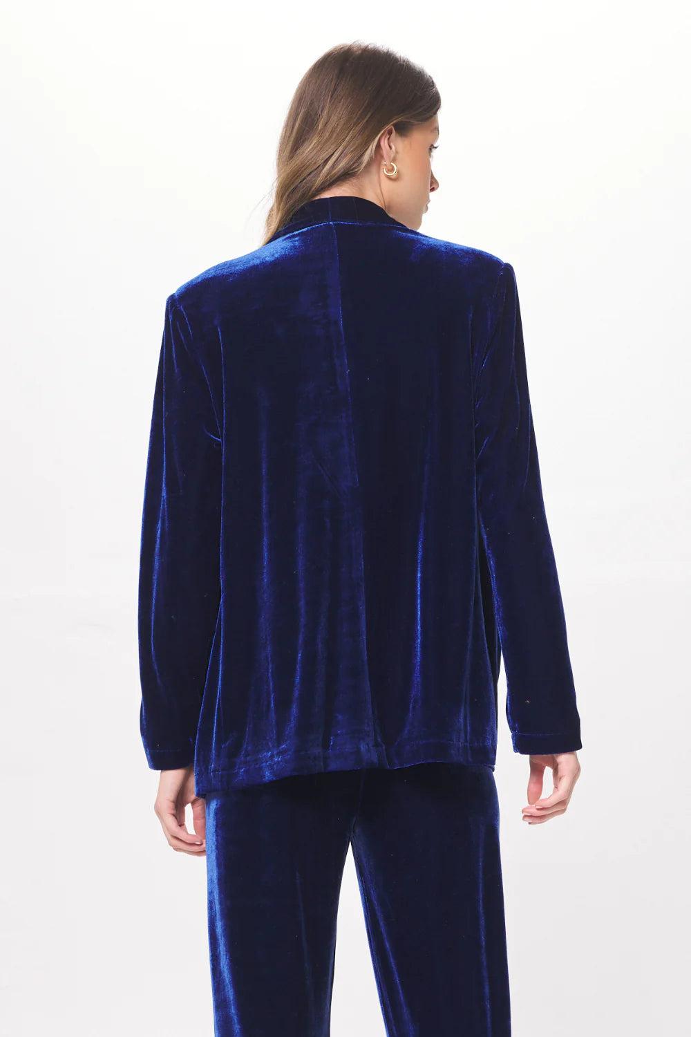Oversized Velvet Blazer Product Image