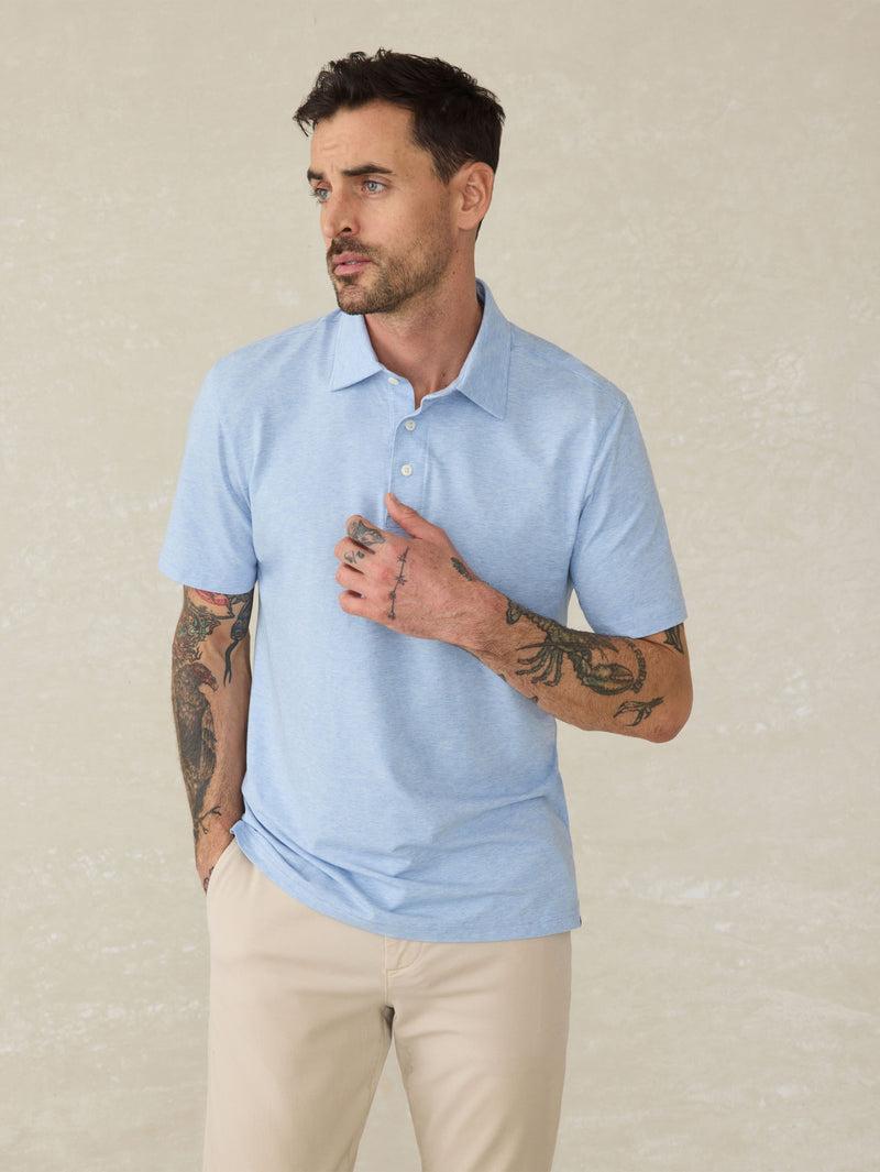 Short-Sleeve Movement™ Polo Shirt - Cardiff Blue Heather Product Image