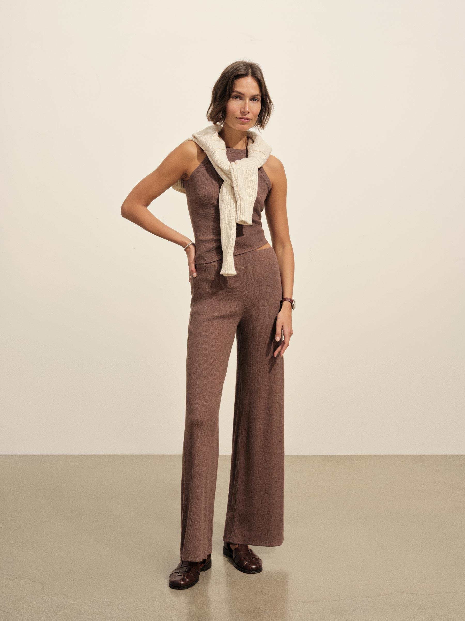 Marled Rosewood Surplus Rib Weekender Pant Product Image