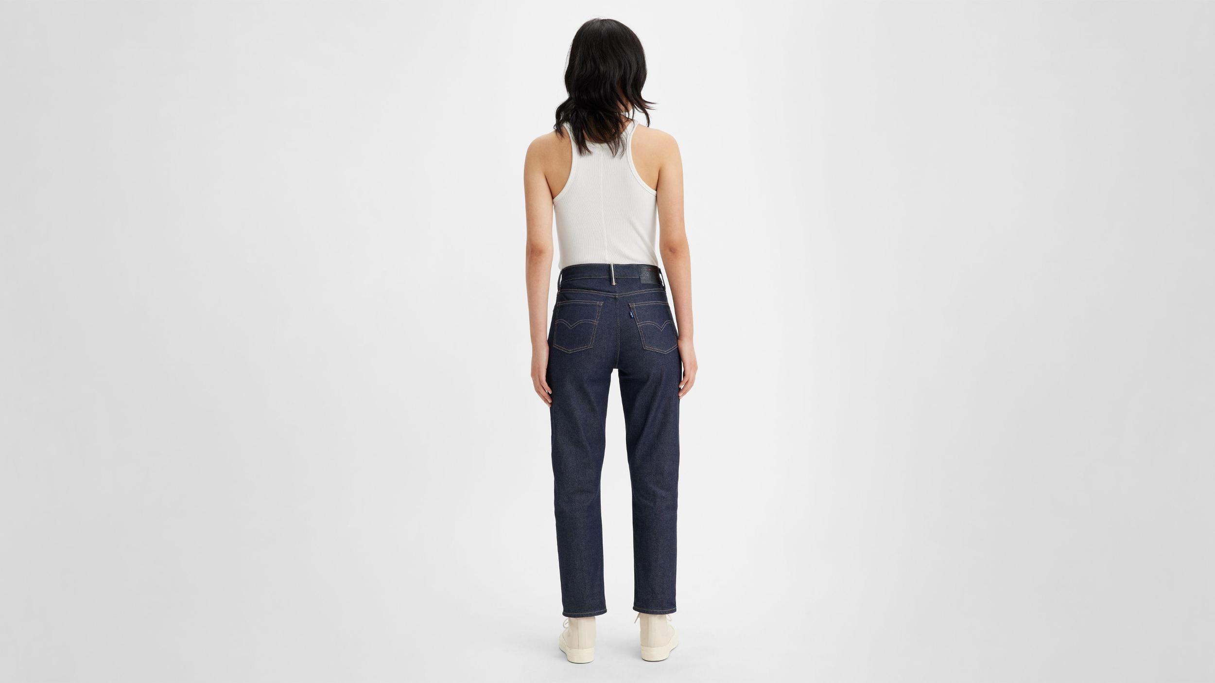 Japanese Selvedge High Rise Boyfriend Women's Jeans Product Image