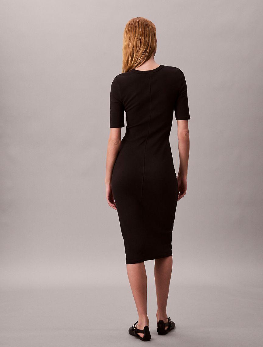 Cotton Contour Midi Dress Product Image