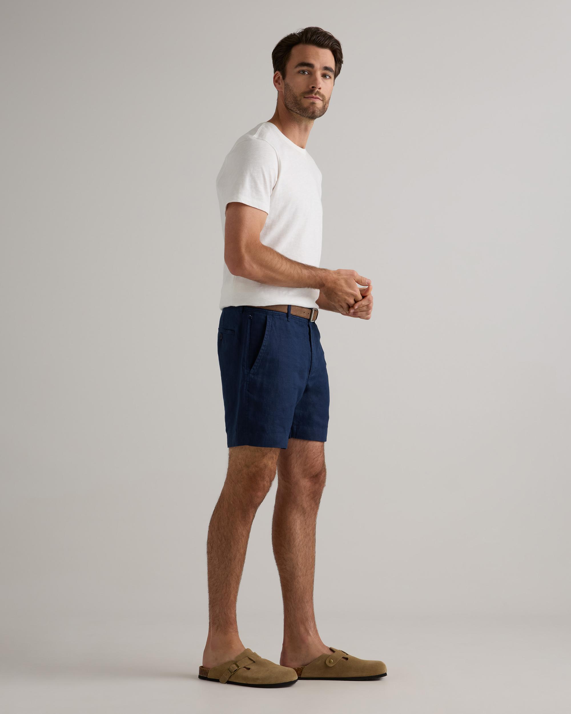 Quince | Men's 100% European Linen Trouser Shorts 7" Product Image