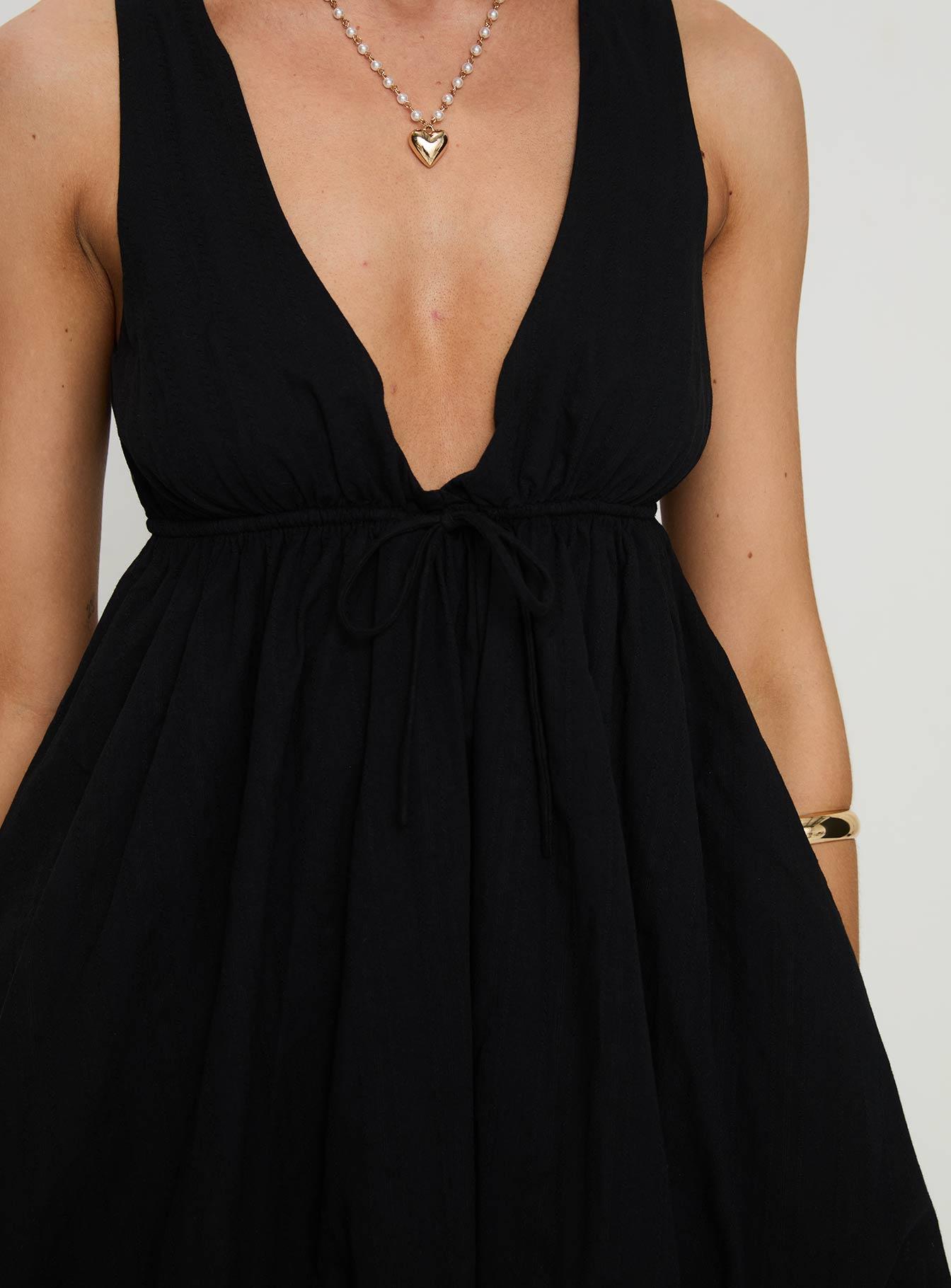 Calluna Mini Dress Black Product Image