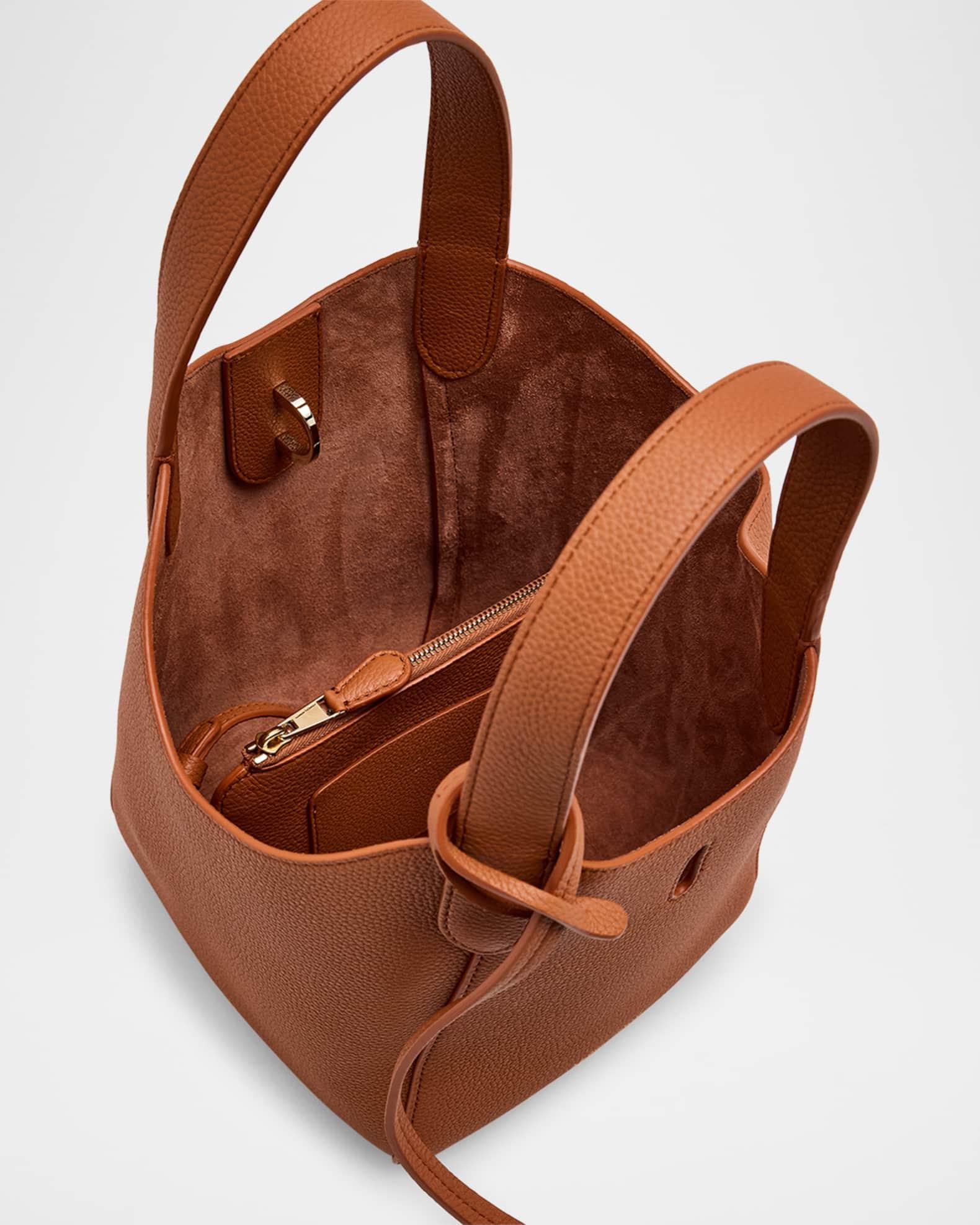 Gem Small Pebble Leather Tote Bag Product Image