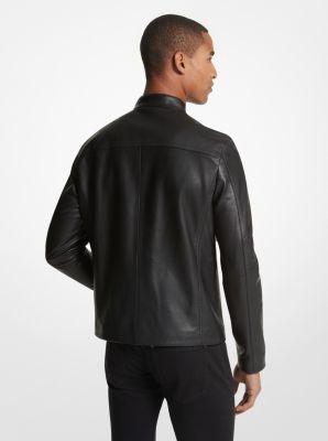 Leather Racer Jacket Product Image