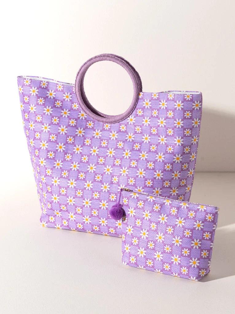 Lilac Daisy Zip Pouch Product Image