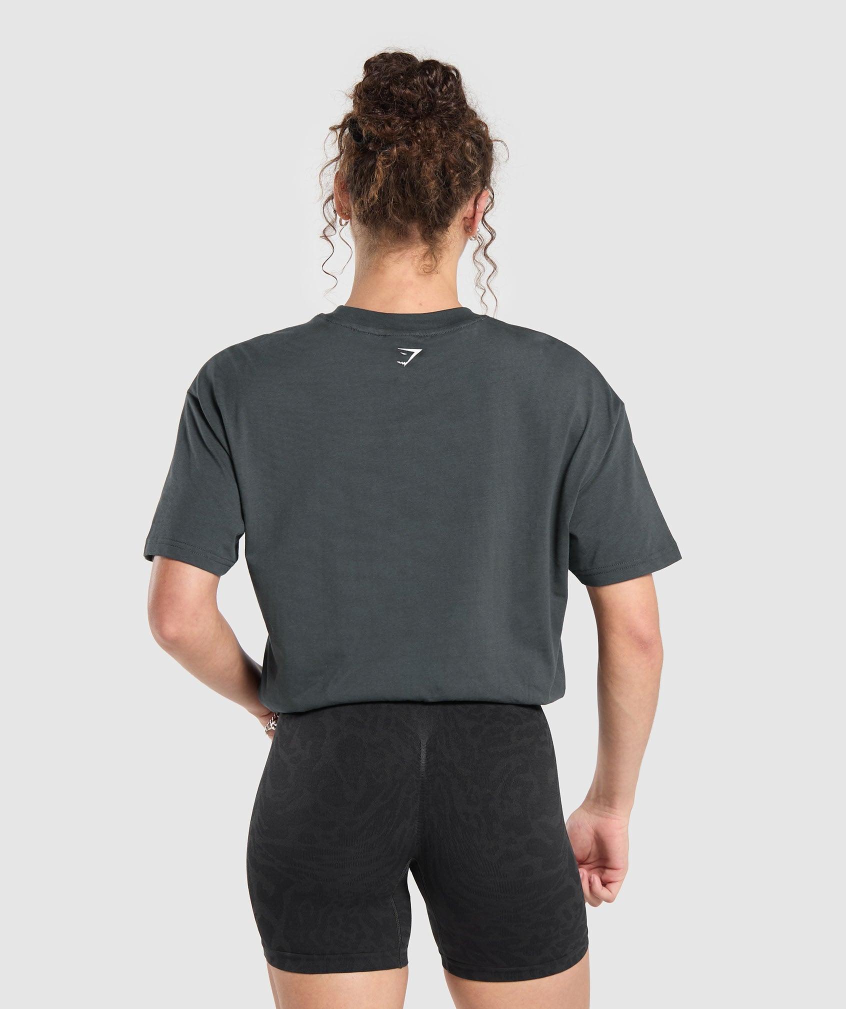 I Love Squats Graphic Oversized Tee Product Image