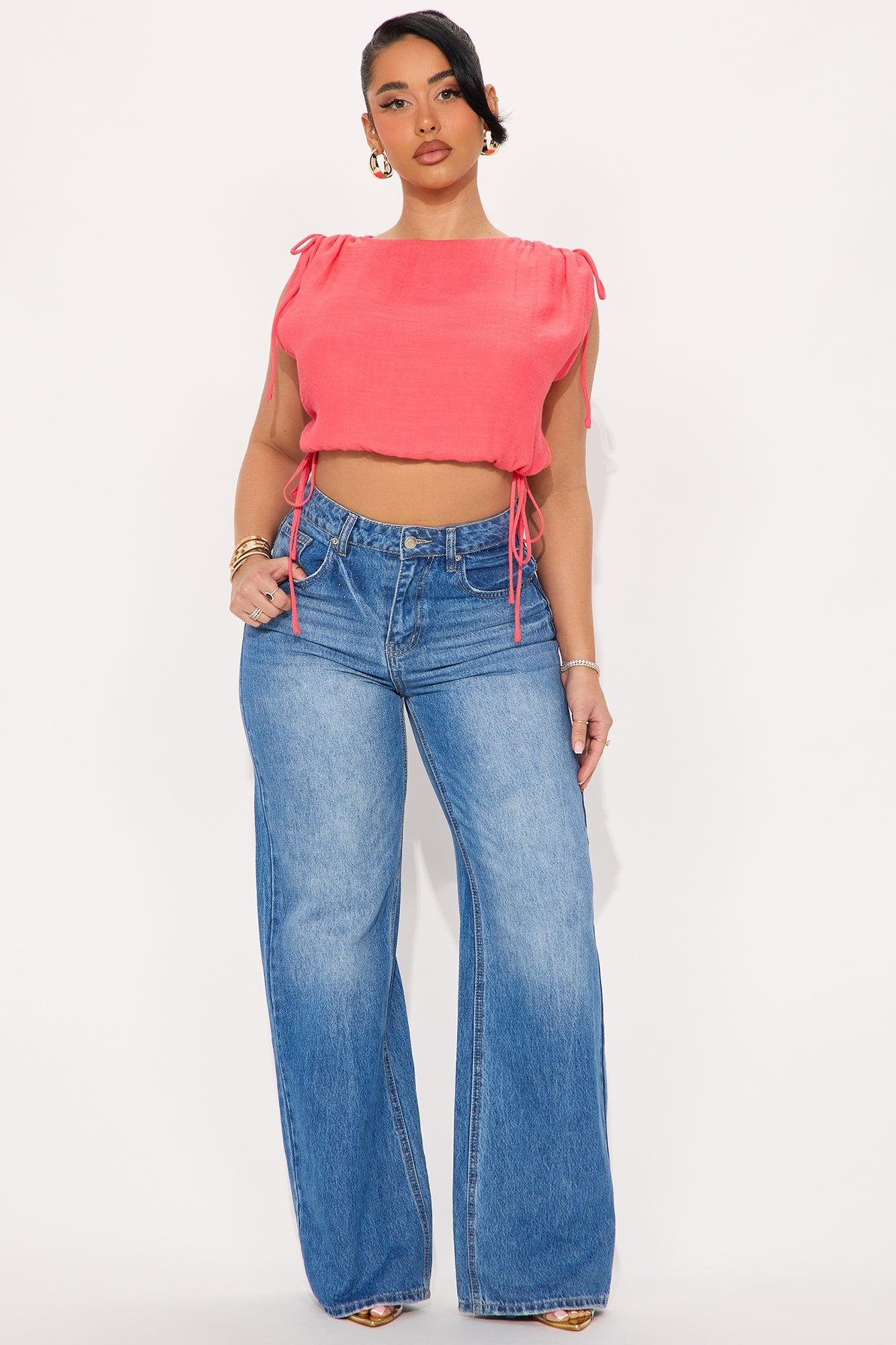 Sharlena Top - Coral Product Image