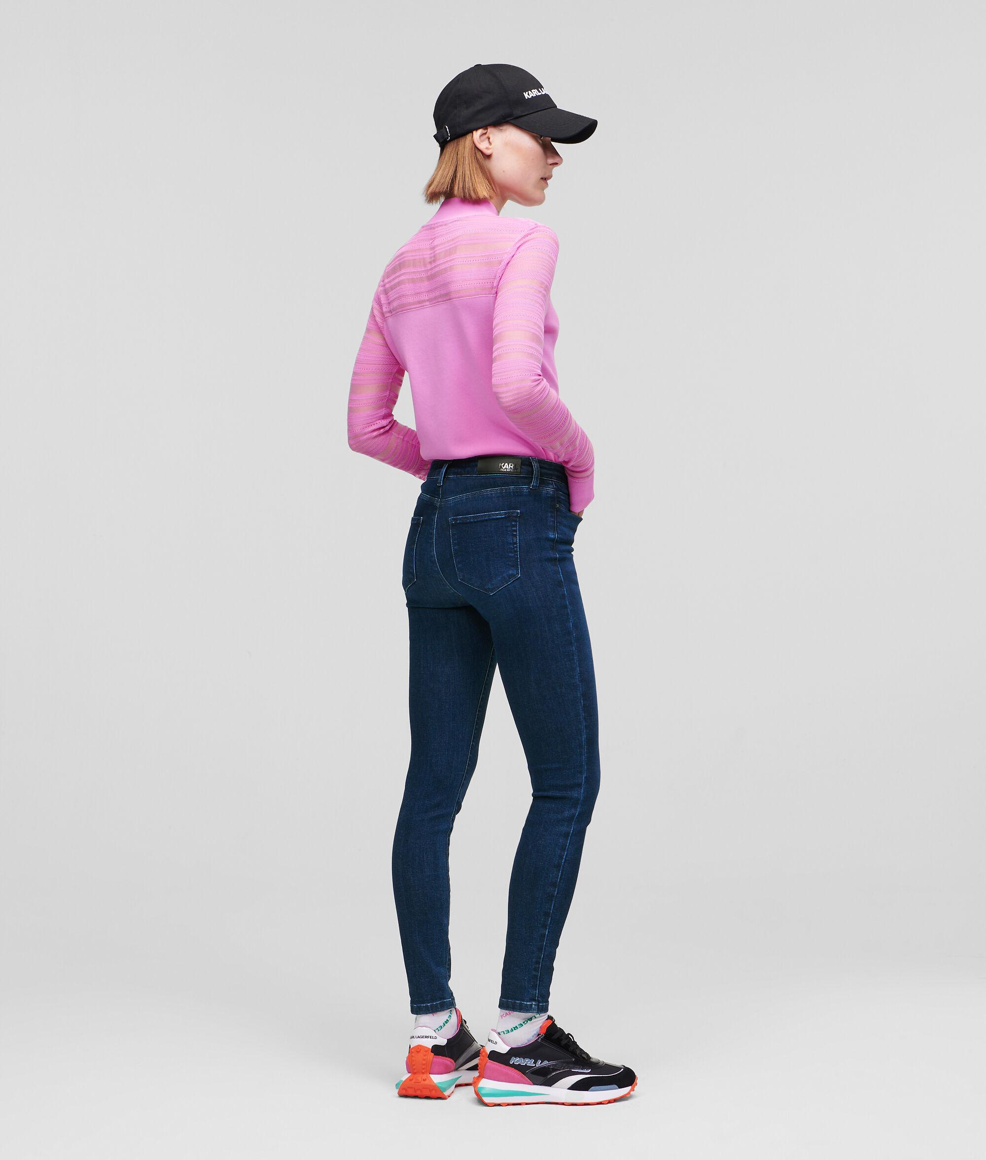 LOGO BLUE SKINNY JEANS Product Image