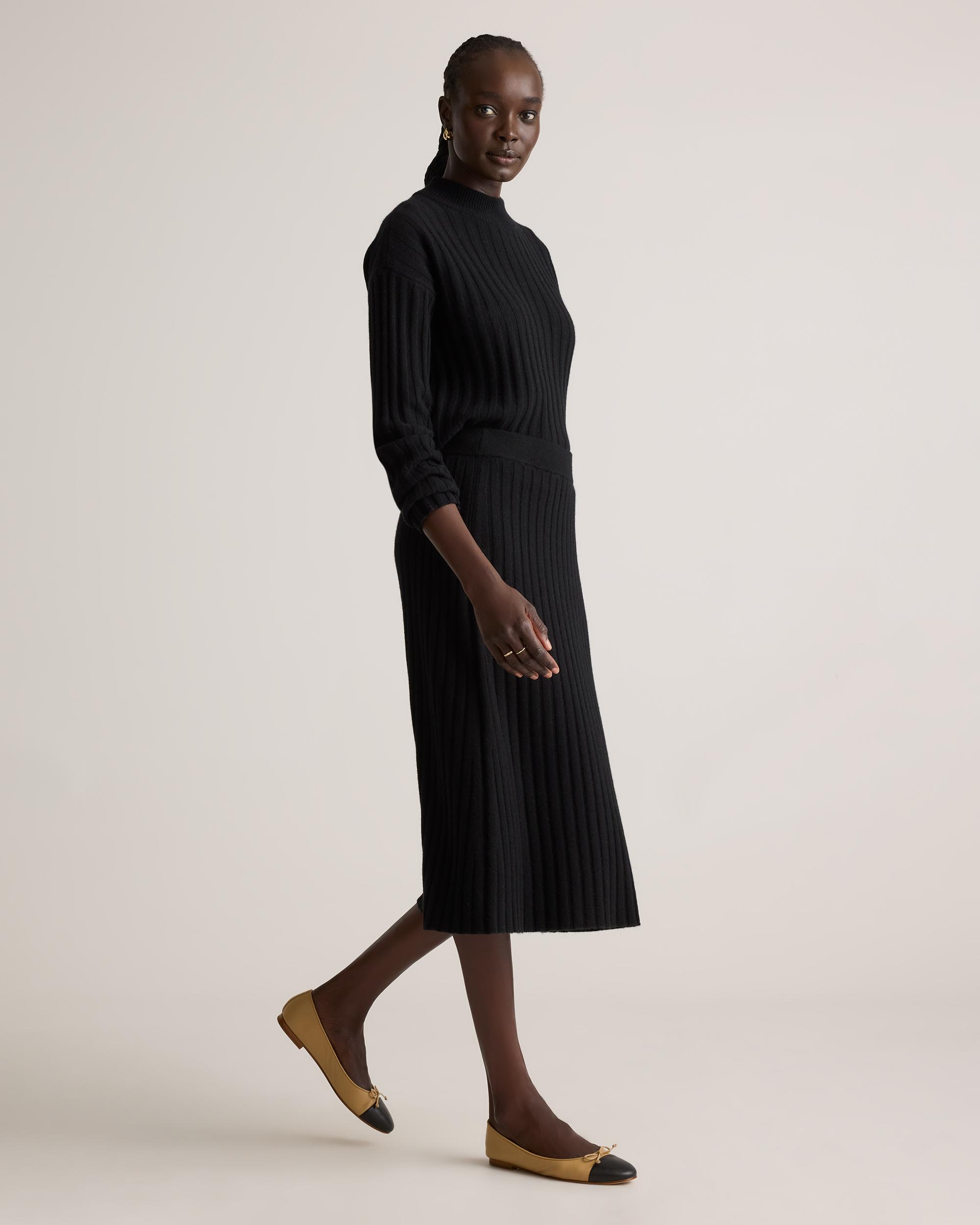 Quince | Women's Mongolian Cashmere Midi Skirt Product Image