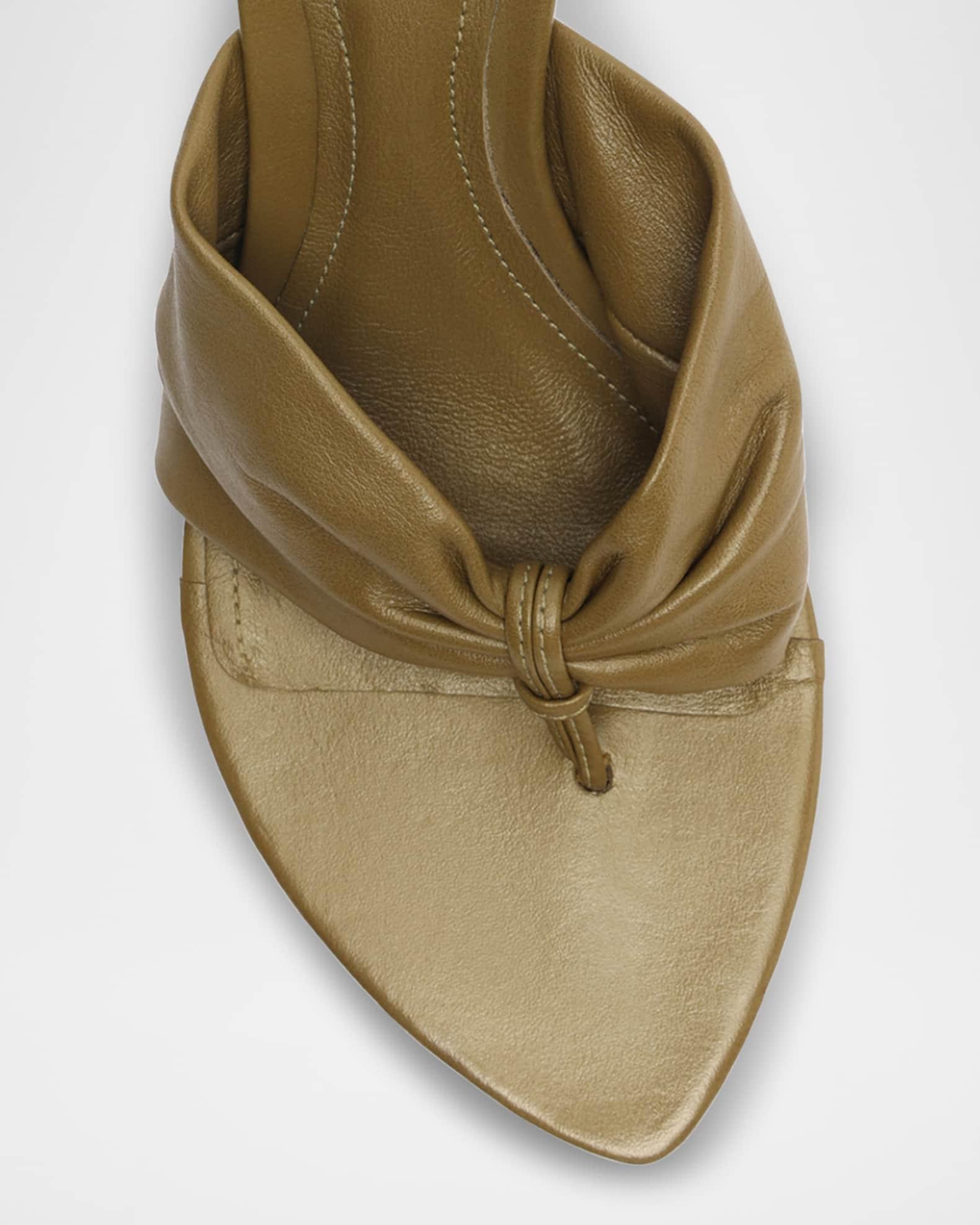 Lori Calfskin Thong Slide Sandals Product Image