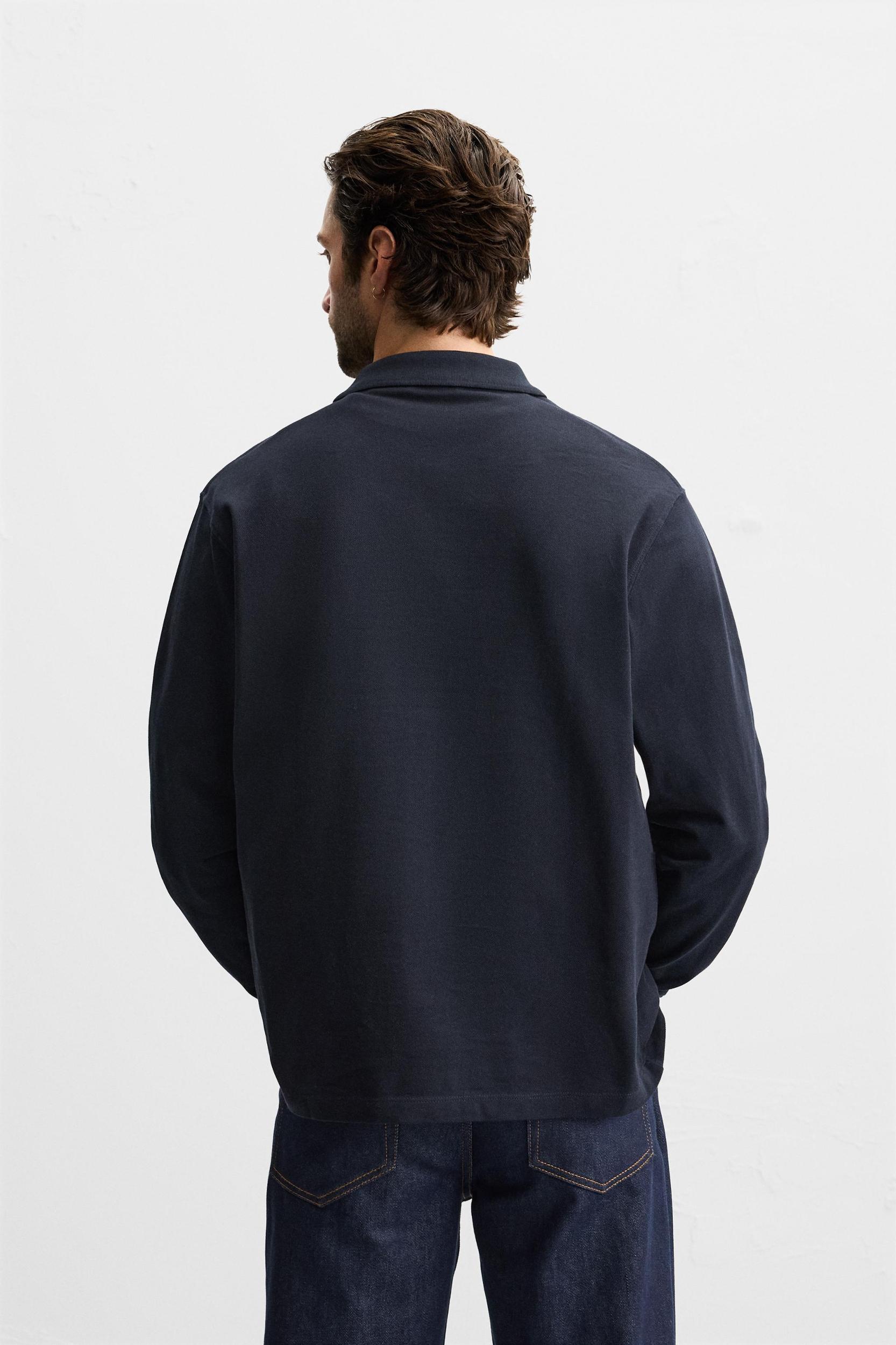 PIQUÉ TEXTURED POLO SHIRT Product Image