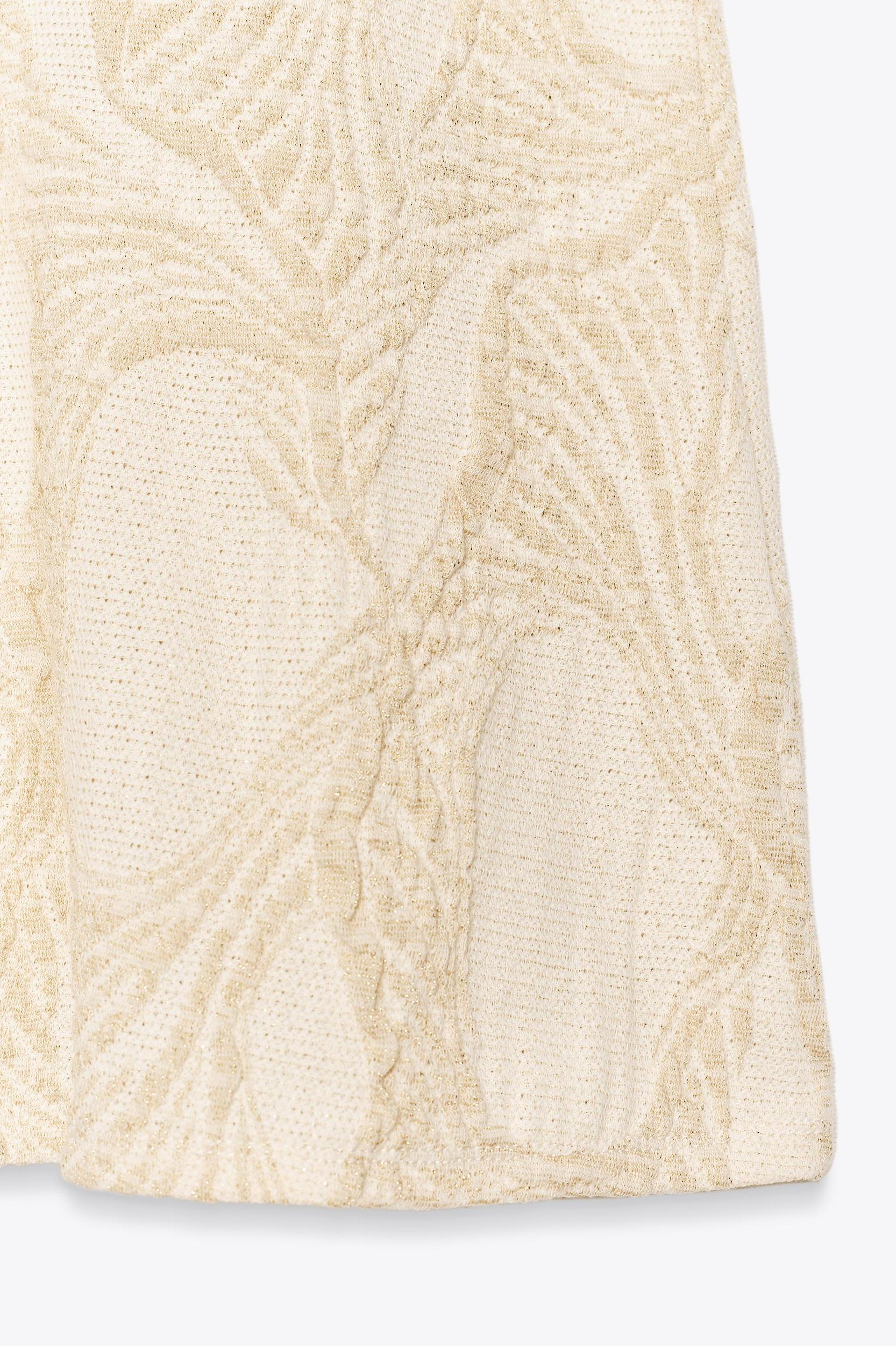 HALTER JACQUARD DRESS Product Image