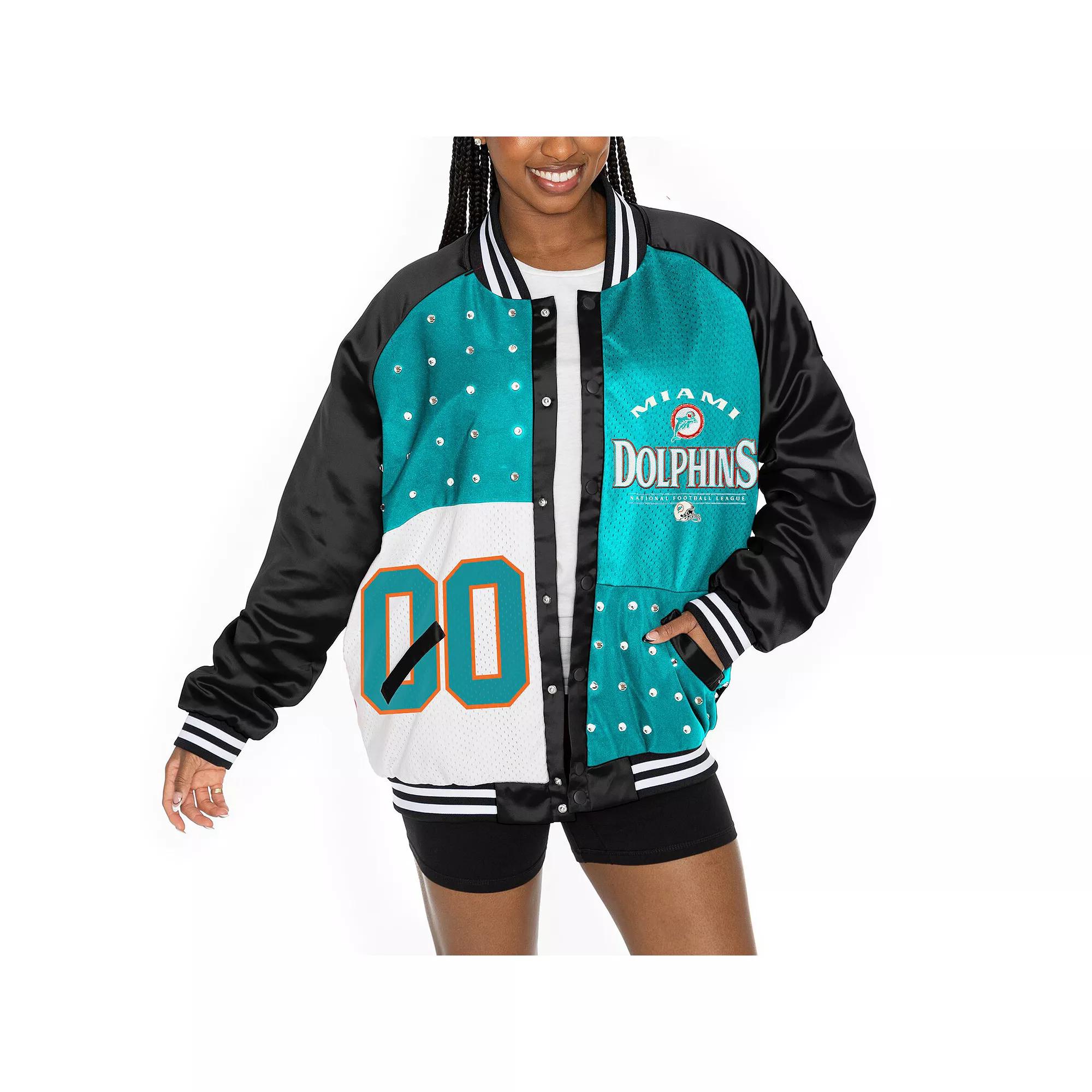 Women's Gameday Couture Black/Aqua Miami Dolphins Over Product Image