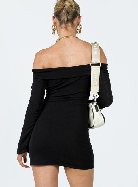 Anya Mini Dress Black Product Image