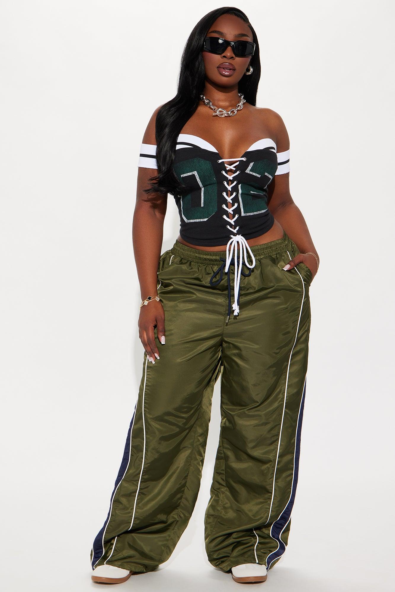 Start Of An Era Windbreaker Track Pant - Olive/combo Product Image