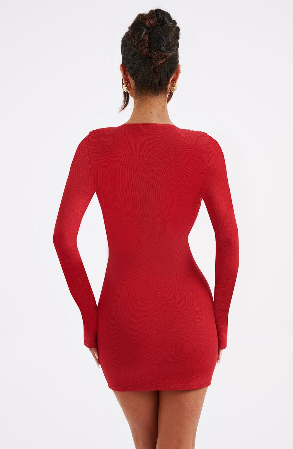 Danielle Mini Dress - Red Product Image