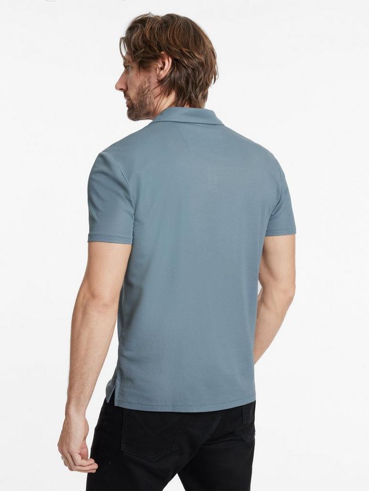 John Varvatos Short Sleeve Pique Polo Product Image