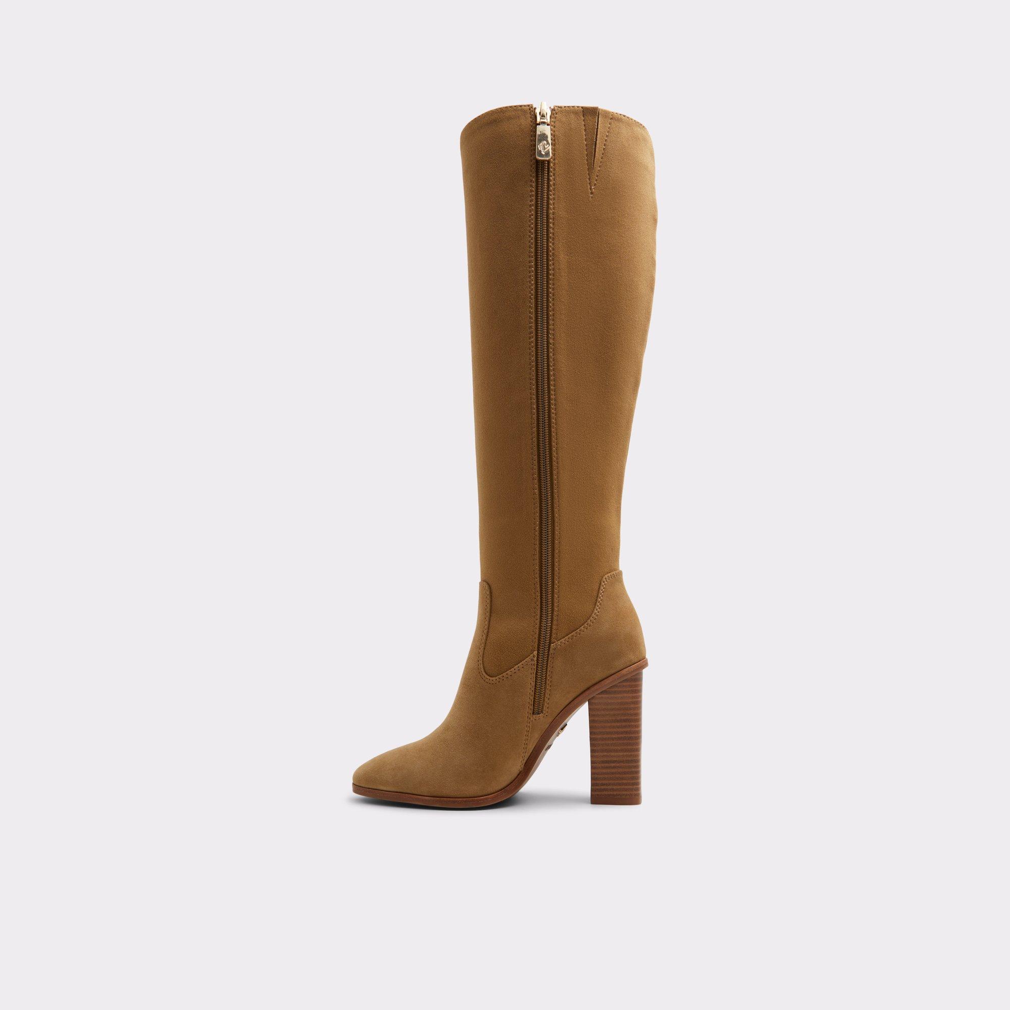 ALDO Glajar - Women's Tall Boot - Brown, Size 7.5 Product Image