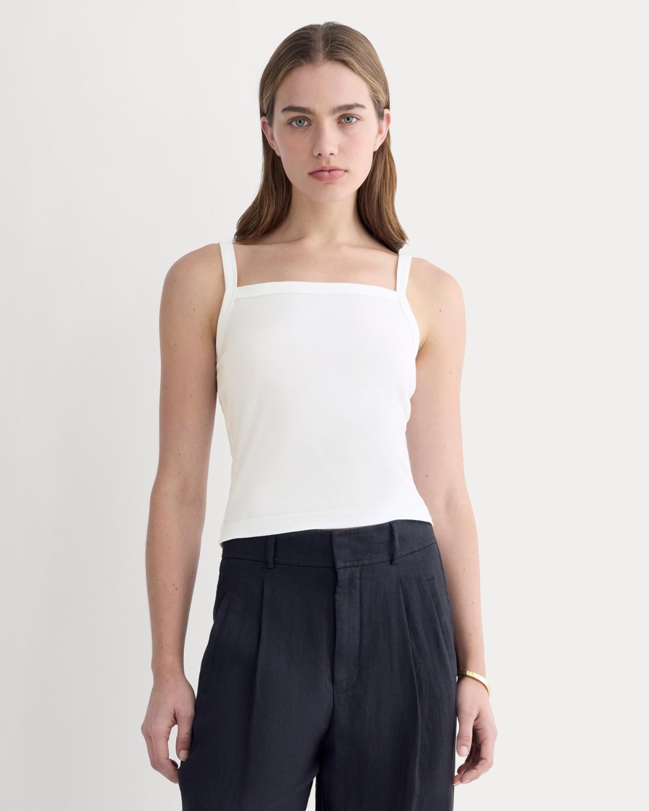 Womens Essential Square-Neck Tank by Everlane Product Image