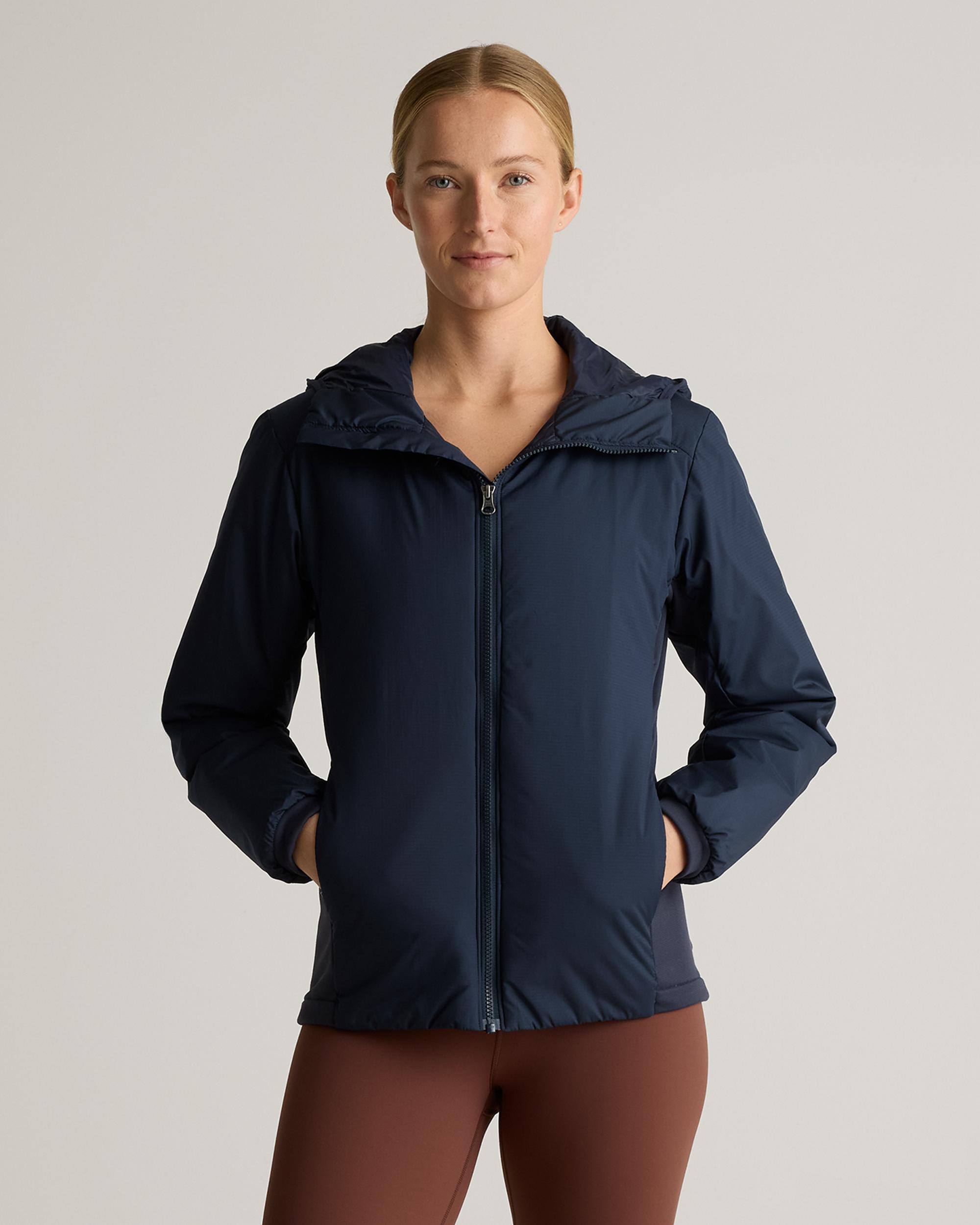 Quince | Women's Hybrid Insulated Lightweight Hooded Jacket Size XS, 100% Polyester Product Image