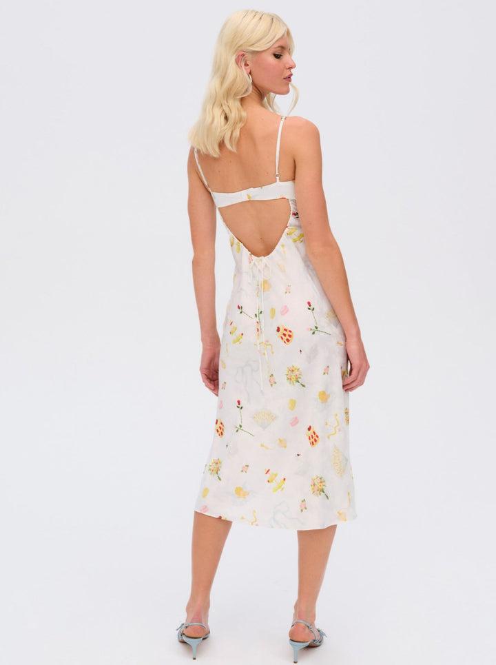 Chania Midi Dress — White Product Image