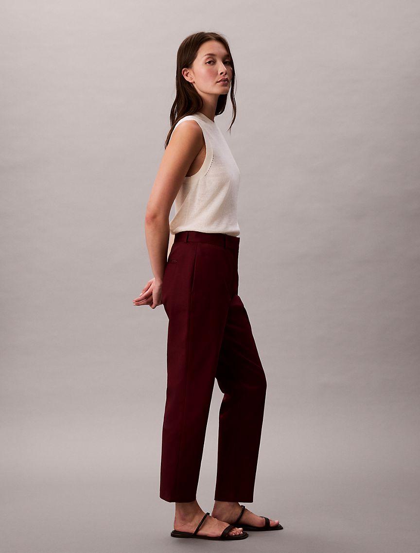 Cotton Stretch Straight Fit Chino Pants Product Image