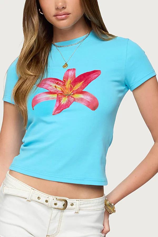 Edikted Daylily T-Shirt Top Womens at Urban Outfitters Product Image