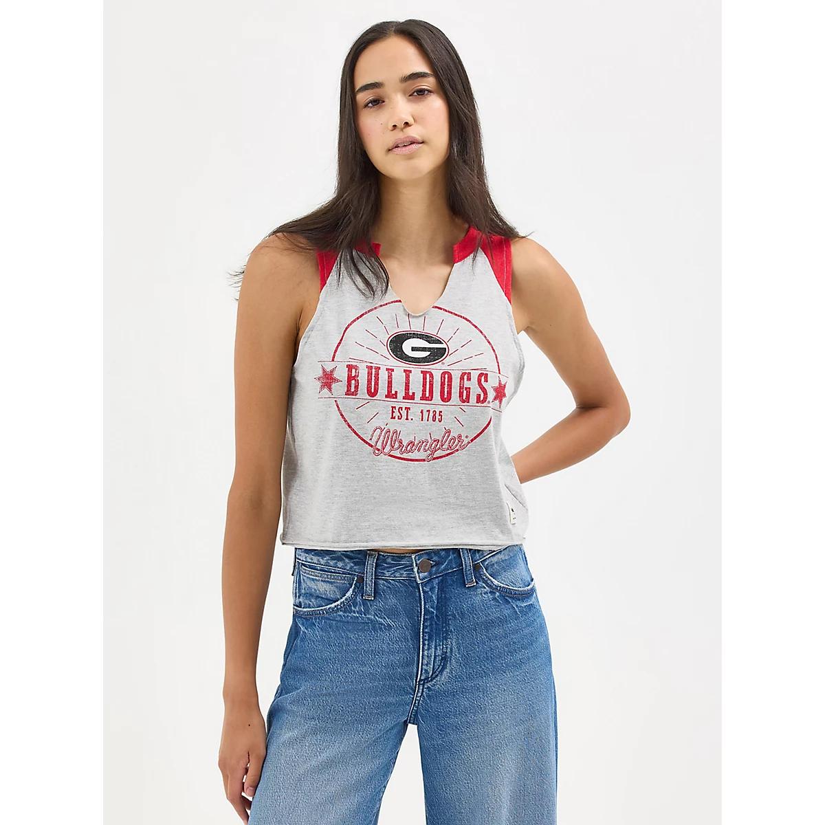 Women's Wrangler Collegiate Vintage Muscle Tee | Women's TOPS | Wrangler® Product Image