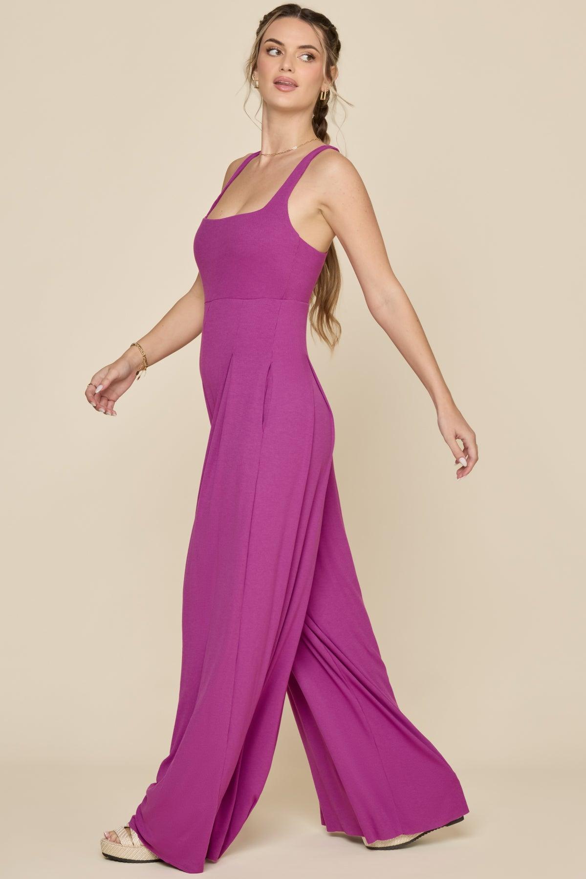 Go with the Flow Jumpsuit - Stormy Weather Product Image